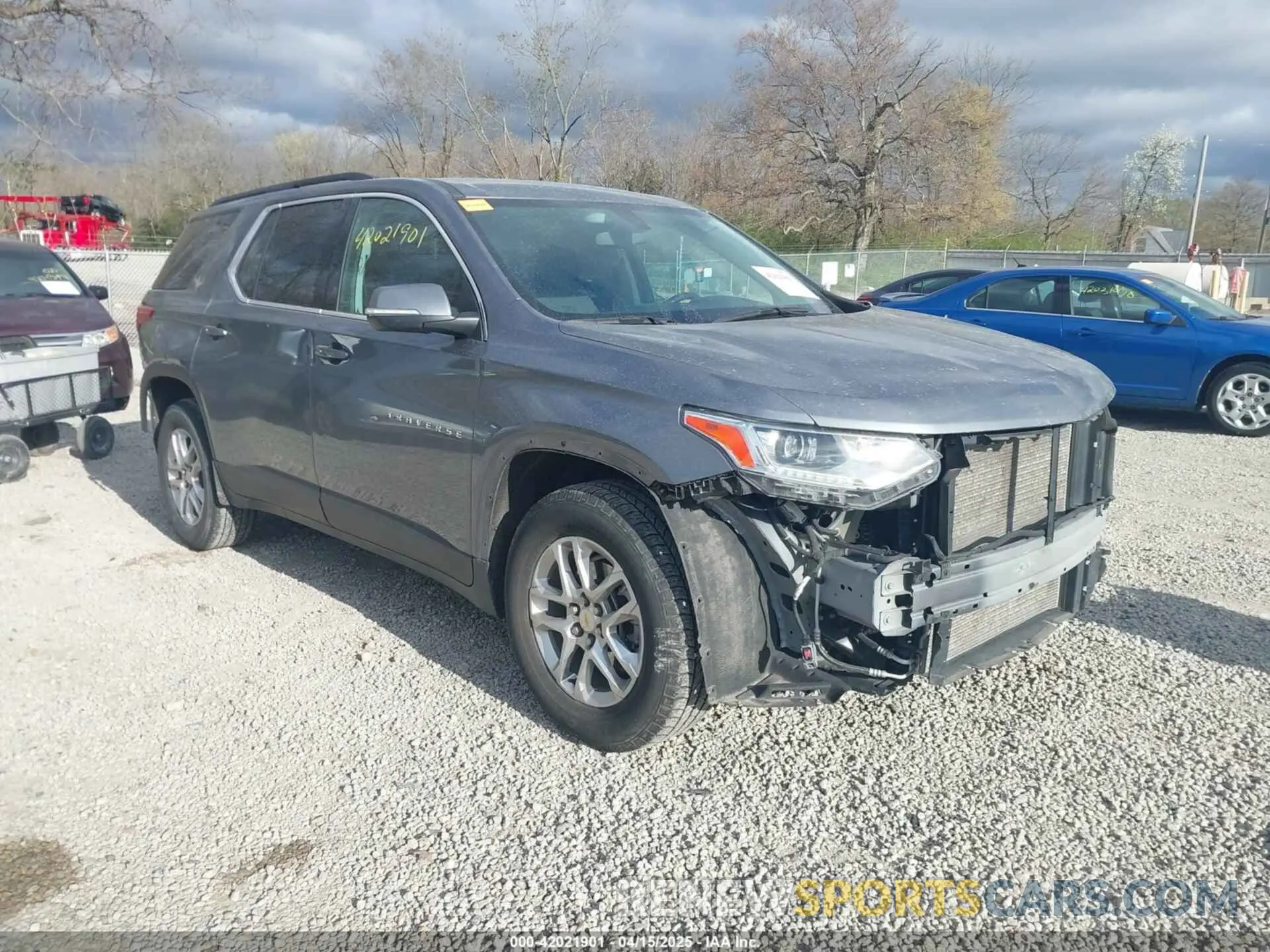 1 Фотография поврежденного автомобиля 1GNEVGKW1MJ214200 CHEVROLET TRAVERSE 2021