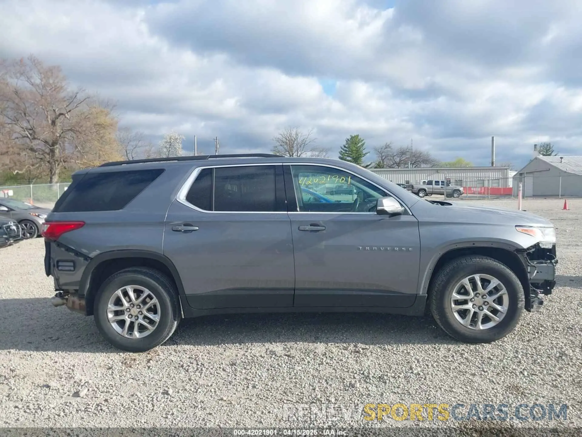 14 Фотография поврежденного автомобиля 1GNEVGKW1MJ214200 CHEVROLET TRAVERSE 2021