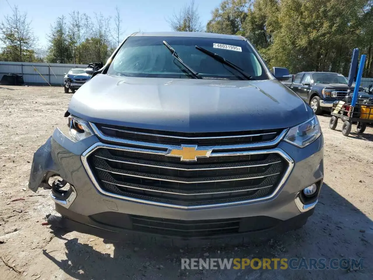 5 Photograph of a damaged car 1GNEVGKW1MJ218263 CHEVROLET TRAVERSE 2021