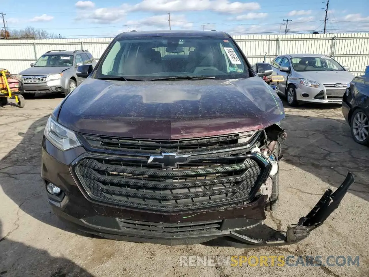 5 Фотография поврежденного автомобиля 1GNEVGKW2MJ257833 CHEVROLET TRAVERSE 2021