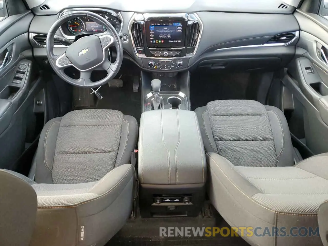 8 Фотография поврежденного автомобиля 1GNEVGKW2MJ257833 CHEVROLET TRAVERSE 2021