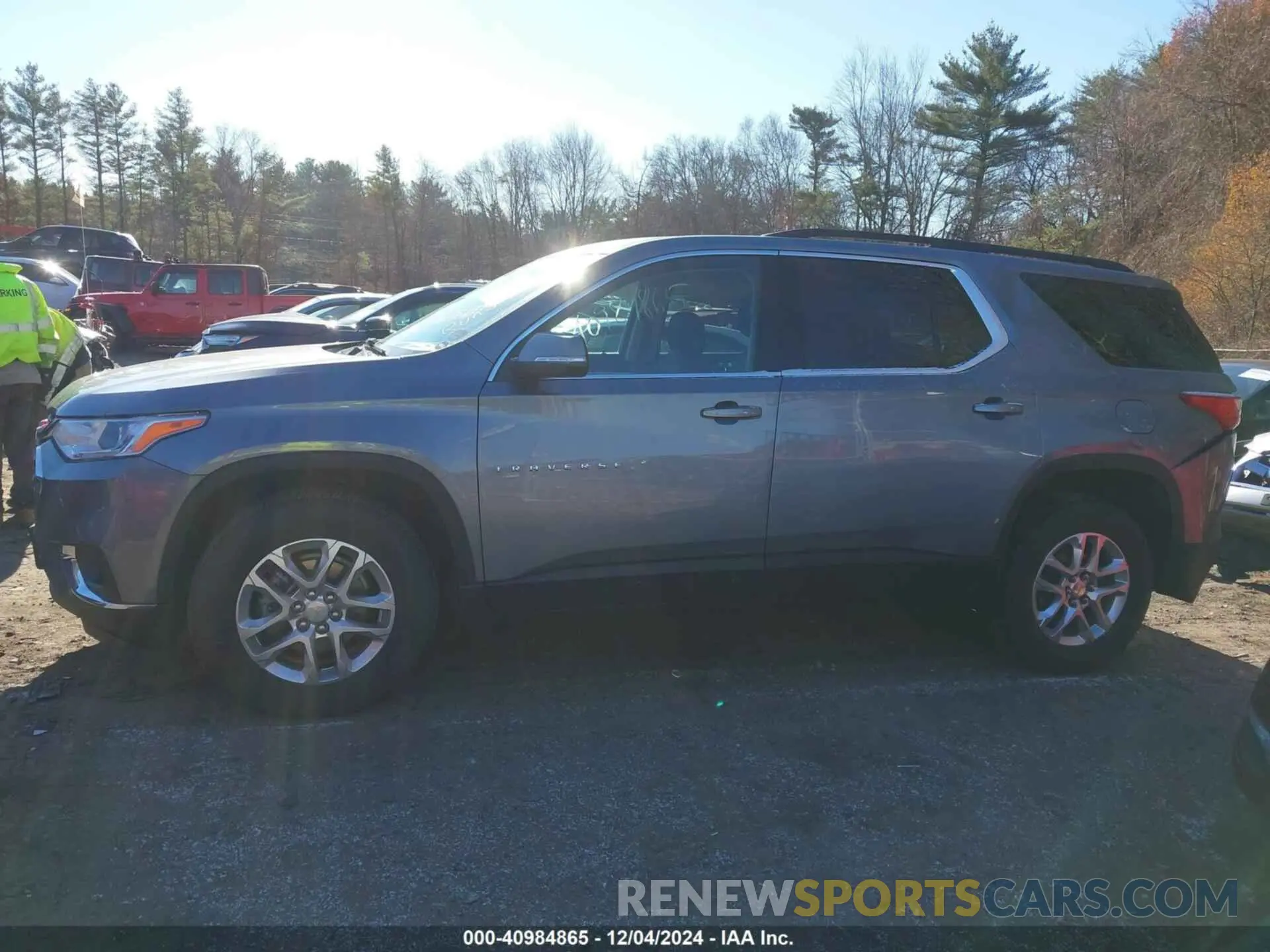 14 Photograph of a damaged car 1GNEVGKW4MJ238443 CHEVROLET TRAVERSE 2021