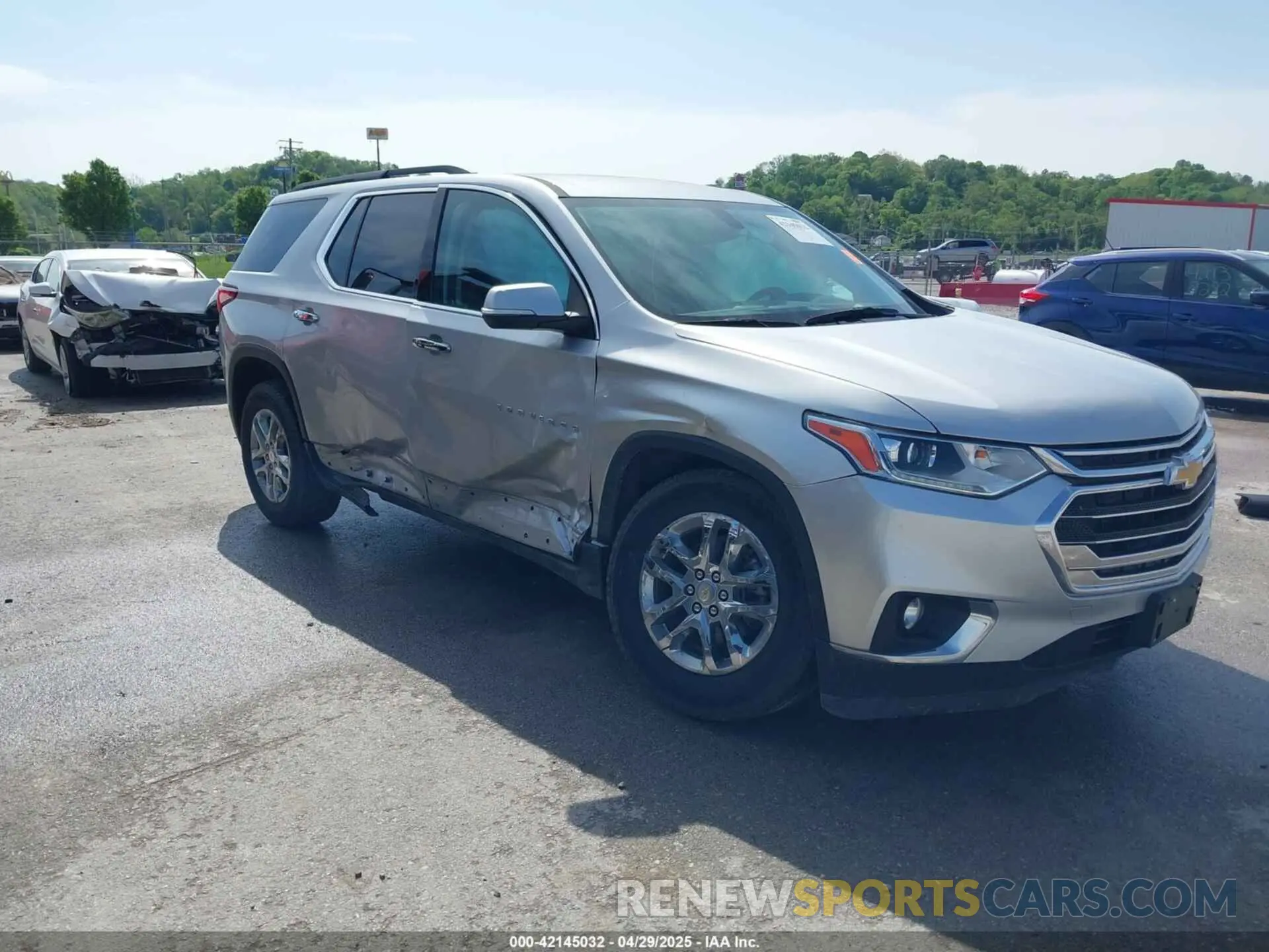 1 Фотография поврежденного автомобиля 1GNEVGKW6MJ162515 CHEVROLET TRAVERSE 2021