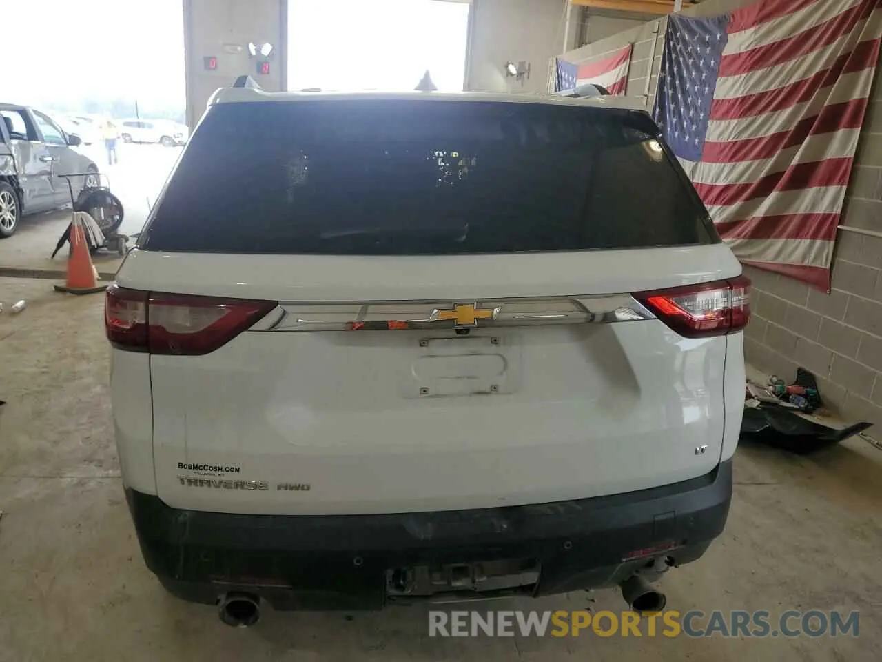 6 Photograph of a damaged car 1GNEVGKW9MJ105094 CHEVROLET TRAVERSE 2021