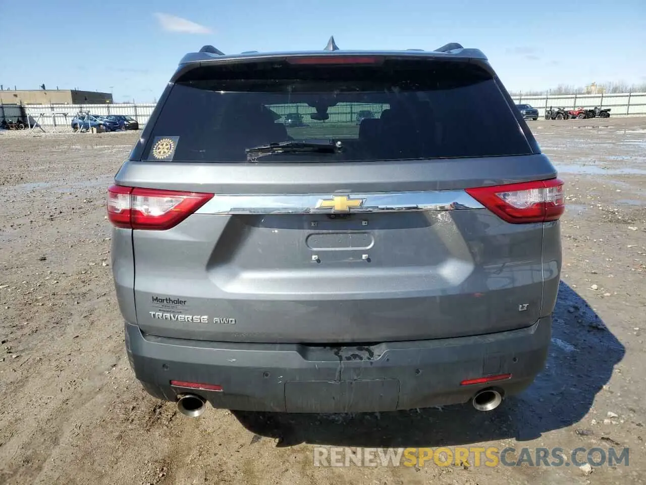 6 Photograph of a damaged car 1GNEVHKW1MJ175582 CHEVROLET TRAVERSE 2021