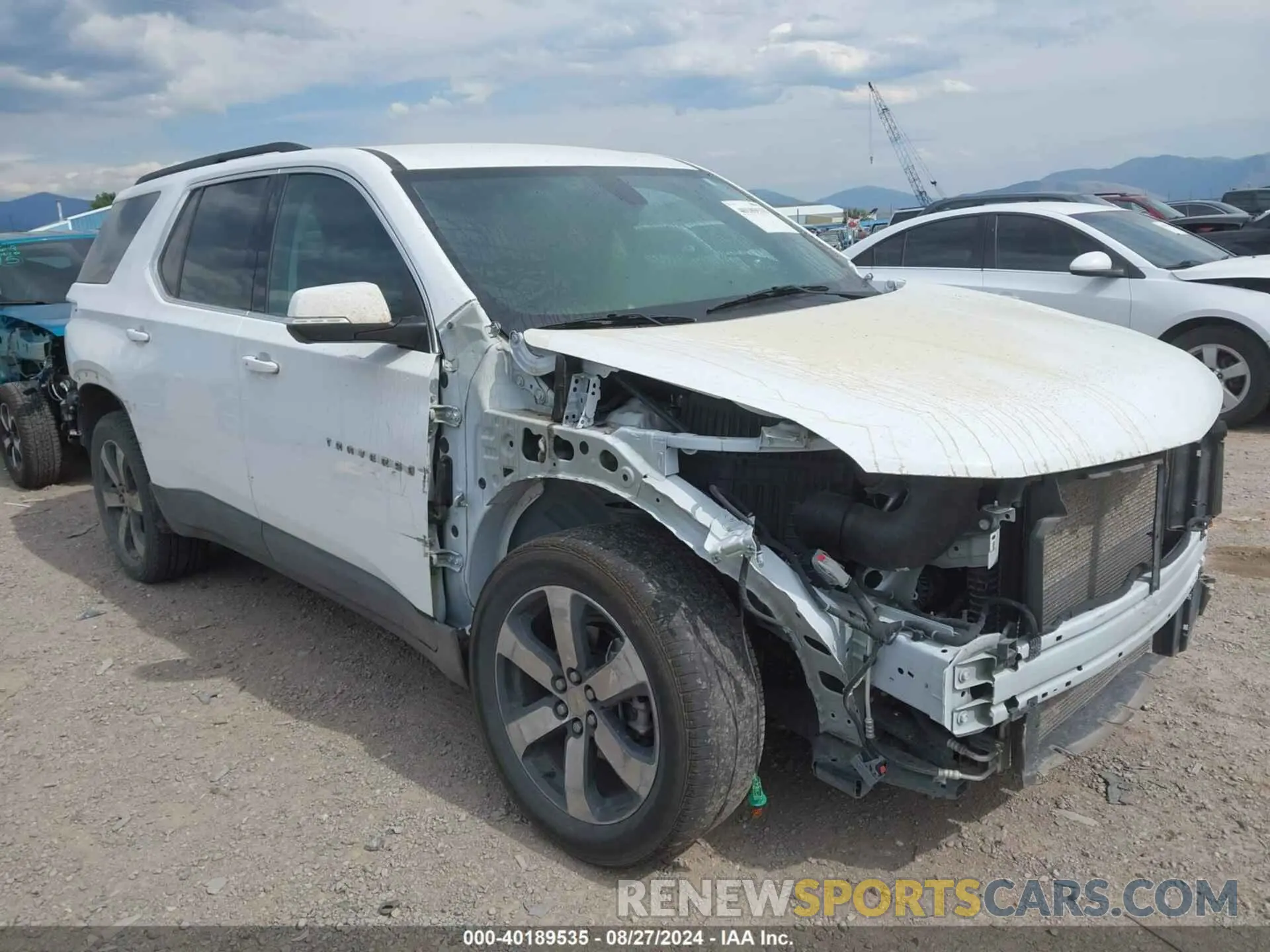 1 Photograph of a damaged car 1GNEVHKW1MJ213554 CHEVROLET TRAVERSE 2021