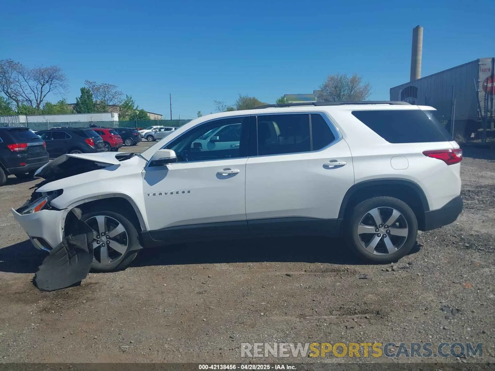 14 Фотография поврежденного автомобиля 1GNEVHKW3MJ151106 CHEVROLET TRAVERSE 2021