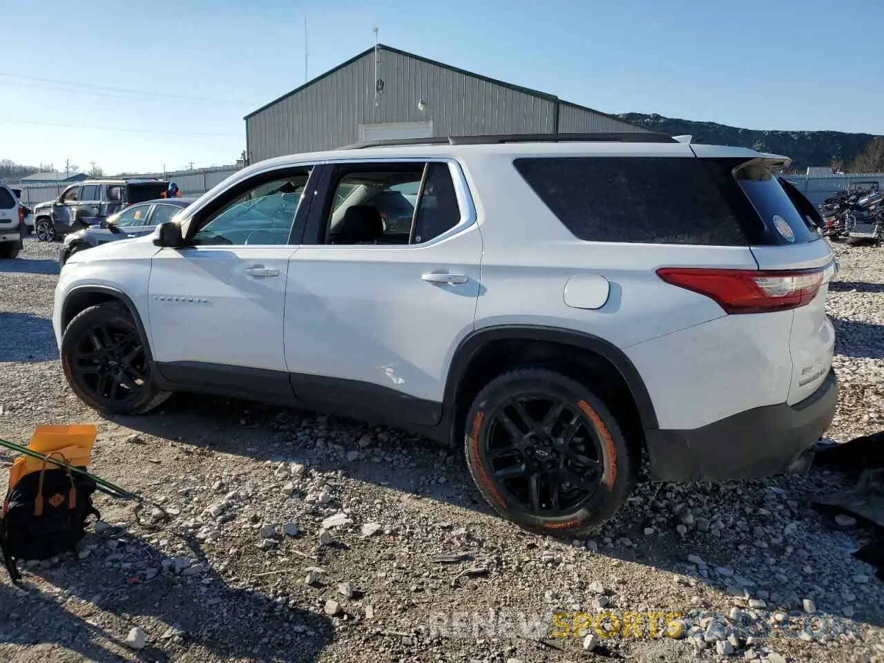 2 Photograph of a damaged car 1GNEVHKW5MJ130239 CHEVROLET TRAVERSE 2021