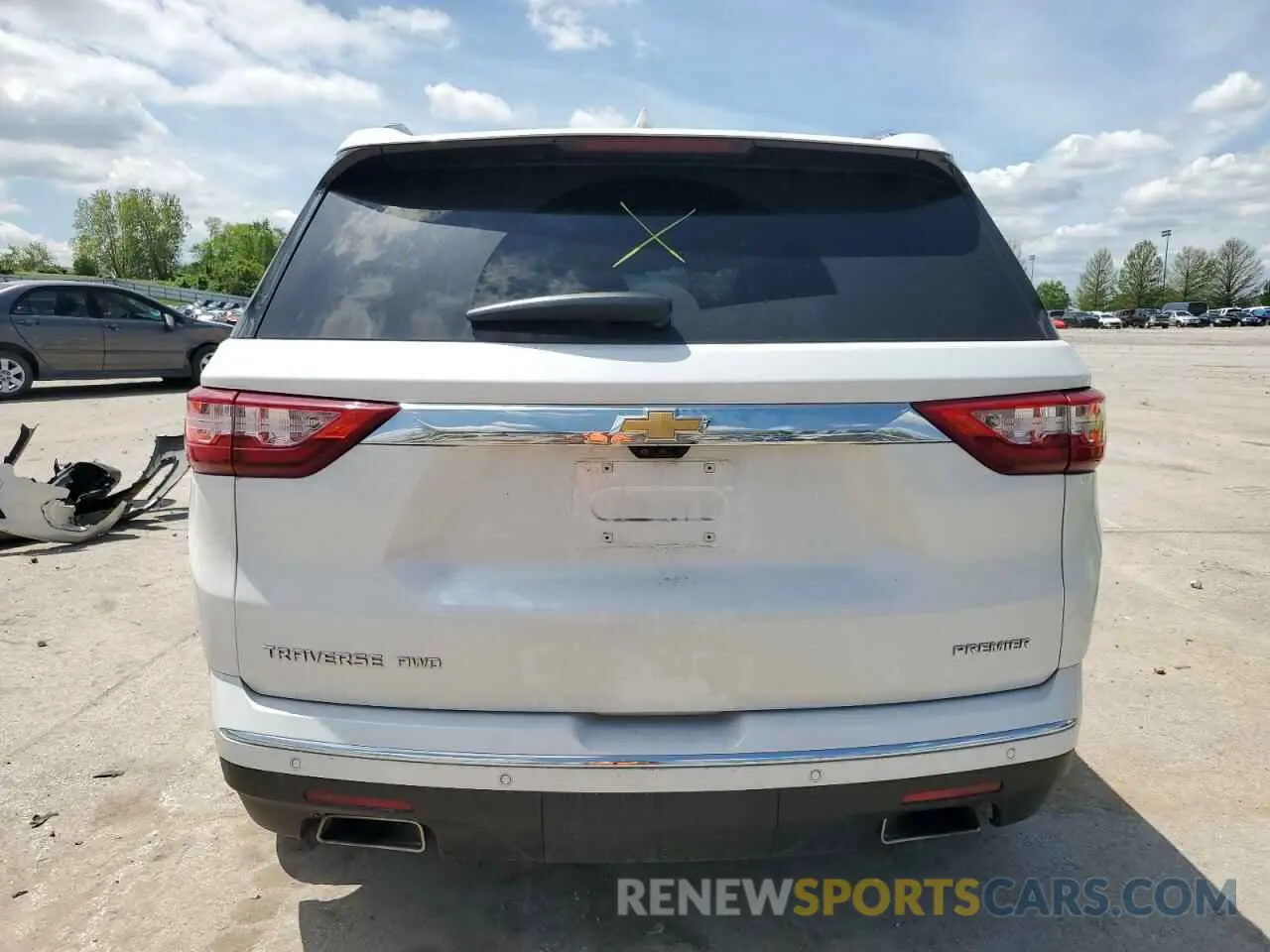 6 Фотография поврежденного автомобиля 1GNEVKKW2MJ138490 CHEVROLET TRAVERSE 2021