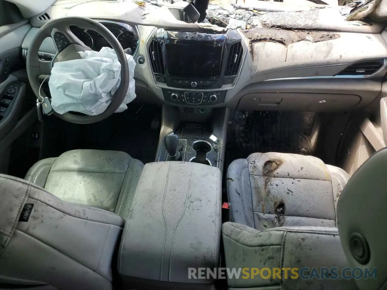 8 Фотография поврежденного автомобиля 1GNEVKKW2MJ138490 CHEVROLET TRAVERSE 2021