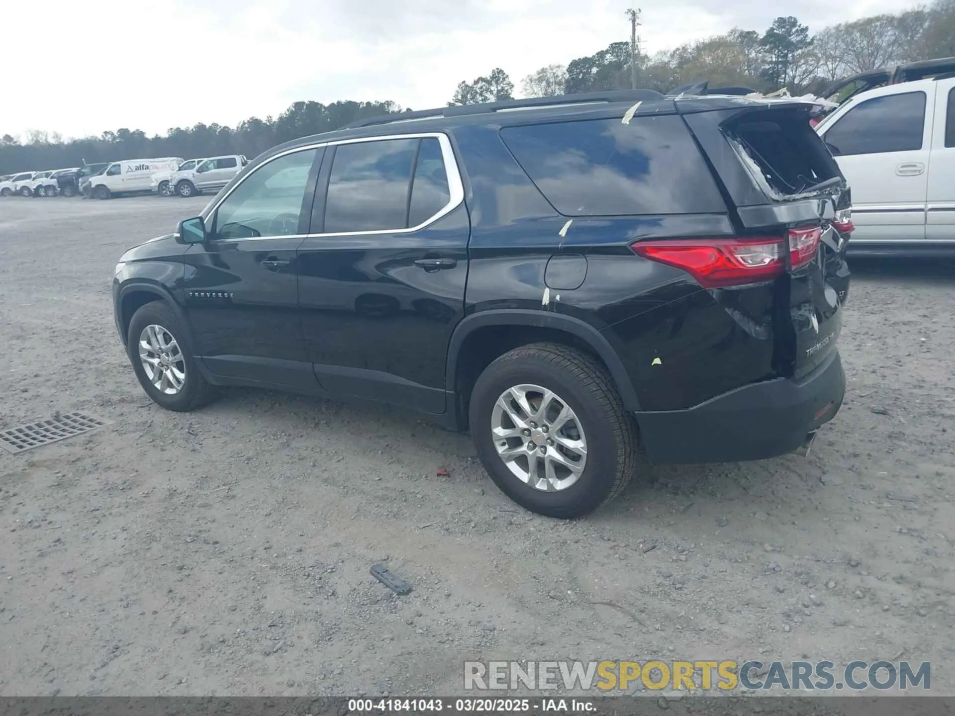 3 Photograph of a damaged car 1GNEVMKW8MJ219280 CHEVROLET TRAVERSE 2021