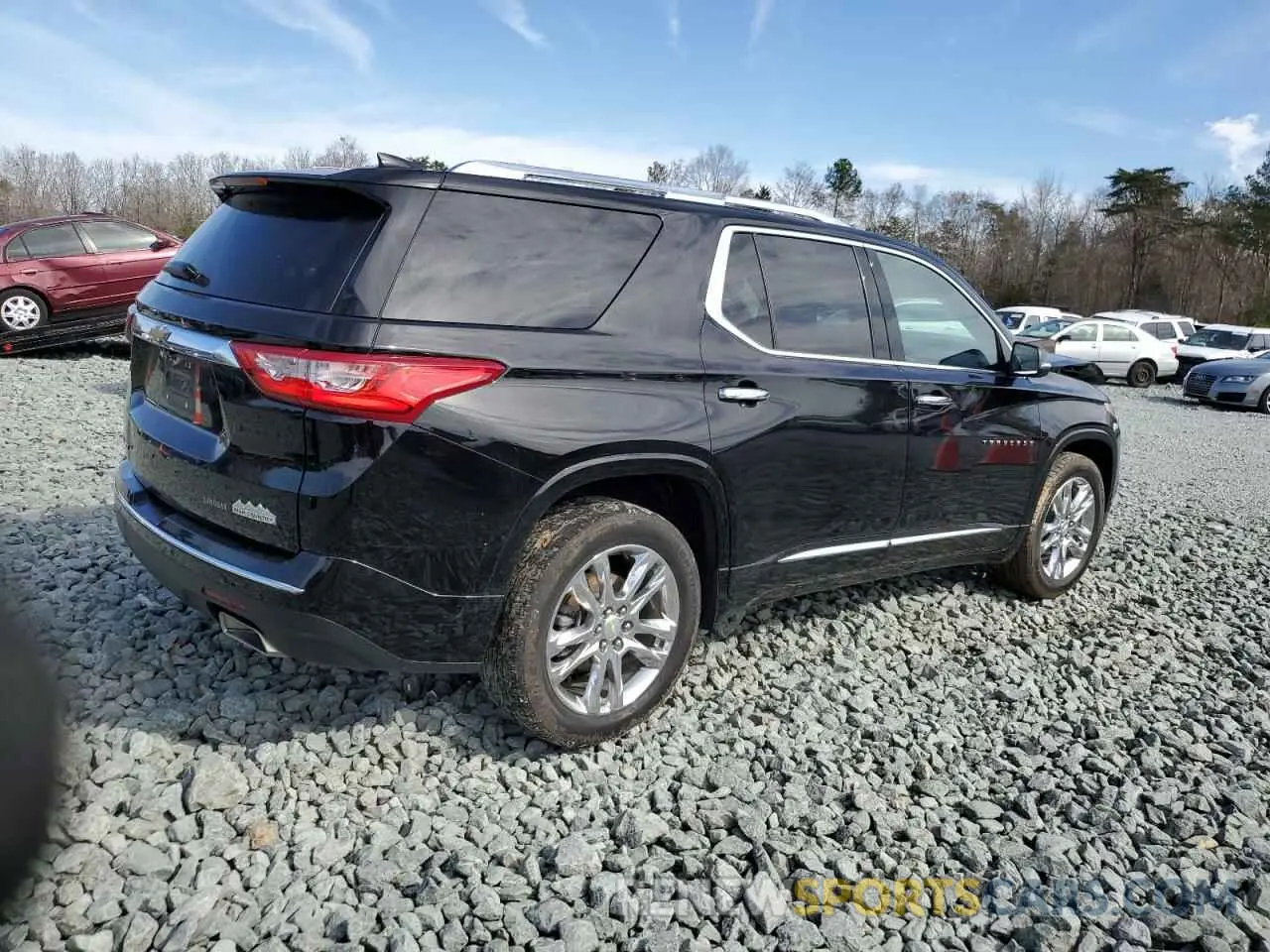 3 Photograph of a damaged car 1GNEVNKW5MJ176538 CHEVROLET TRAVERSE 2021