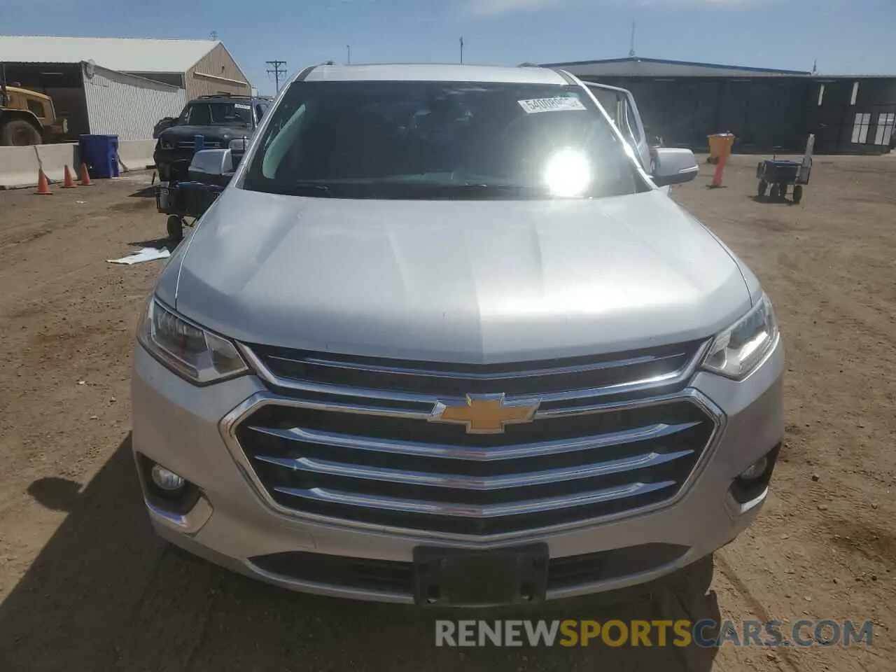 5 Photograph of a damaged car 1GNEVNKW6MJ243602 CHEVROLET TRAVERSE 2021