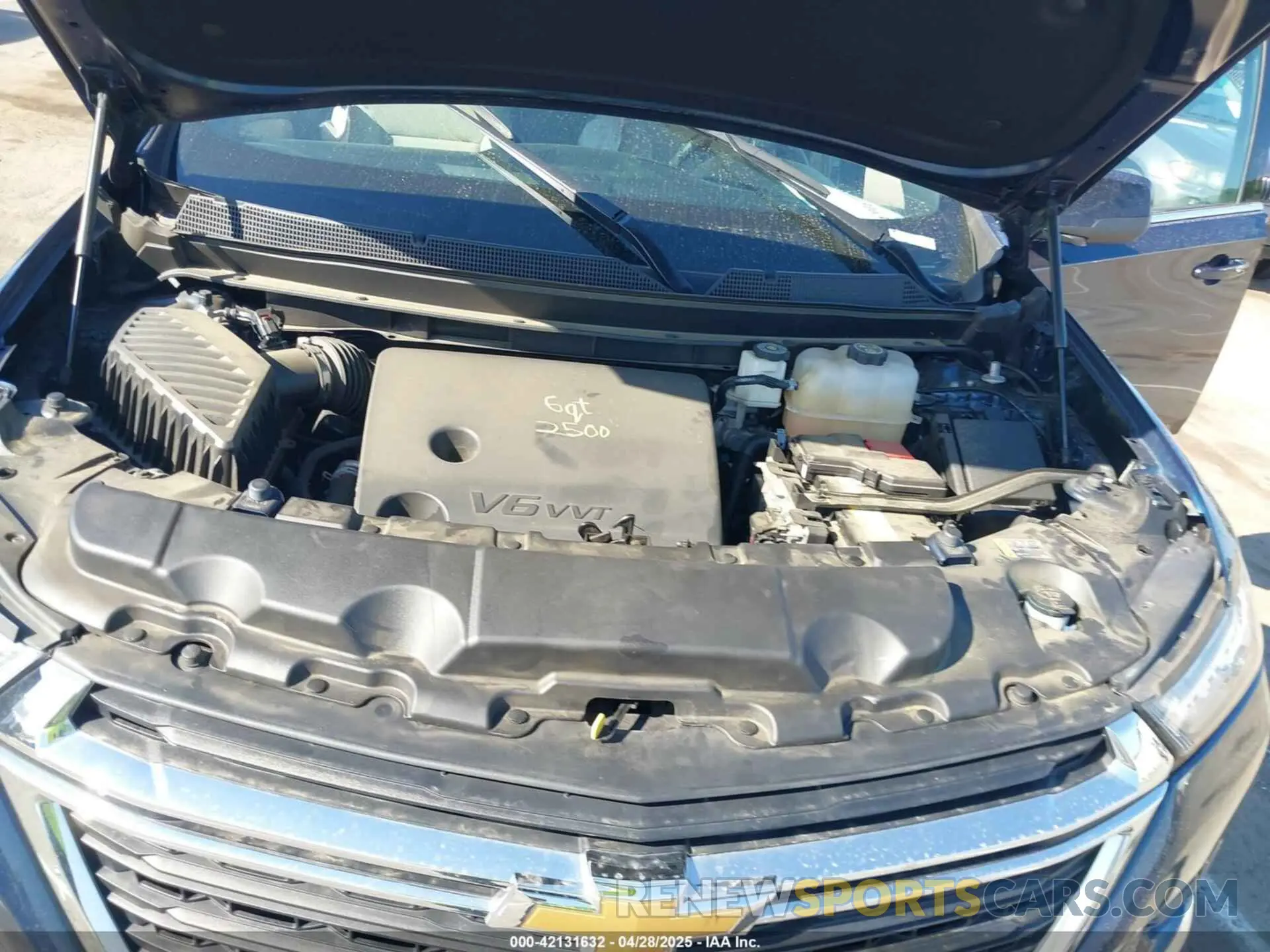 10 Photograph of a damaged car 1GNERFKW3NJ120416 CHEVROLET TRAVERSE 2022