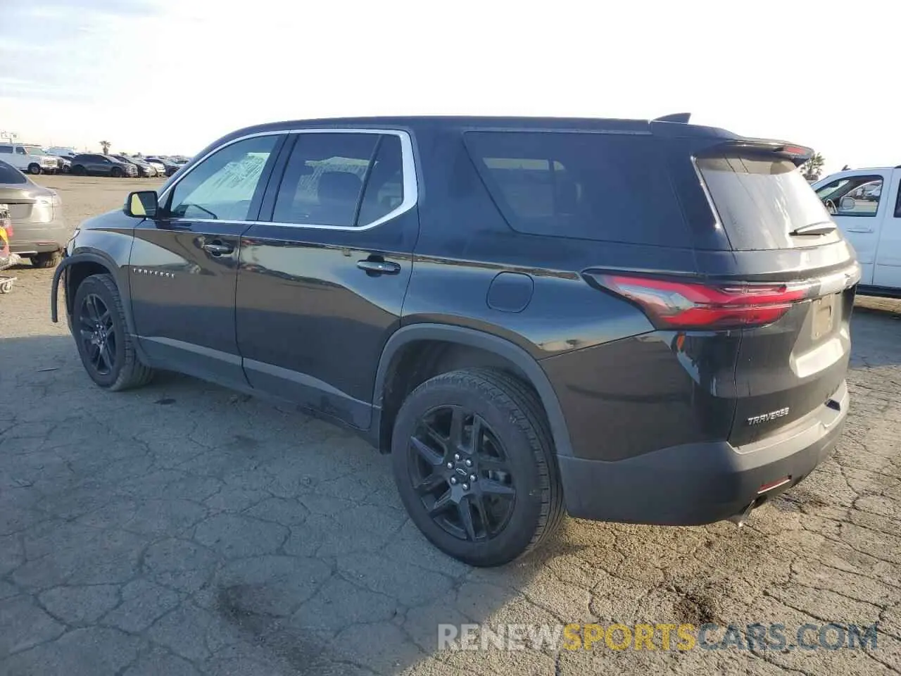 2 Photograph of a damaged car 1GNERFKW7NJ128860 CHEVROLET TRAVERSE 2022