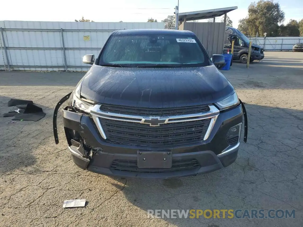 5 Photograph of a damaged car 1GNERFKW7NJ128860 CHEVROLET TRAVERSE 2022