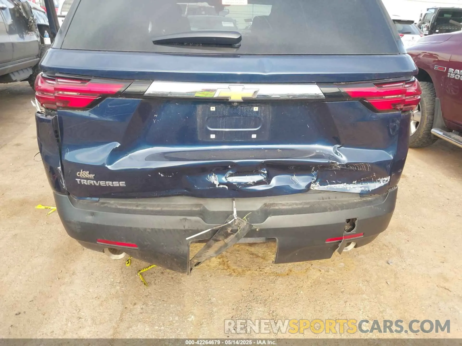 6 Photograph of a damaged car 1GNERFKW7NJ134688 CHEVROLET TRAVERSE 2022