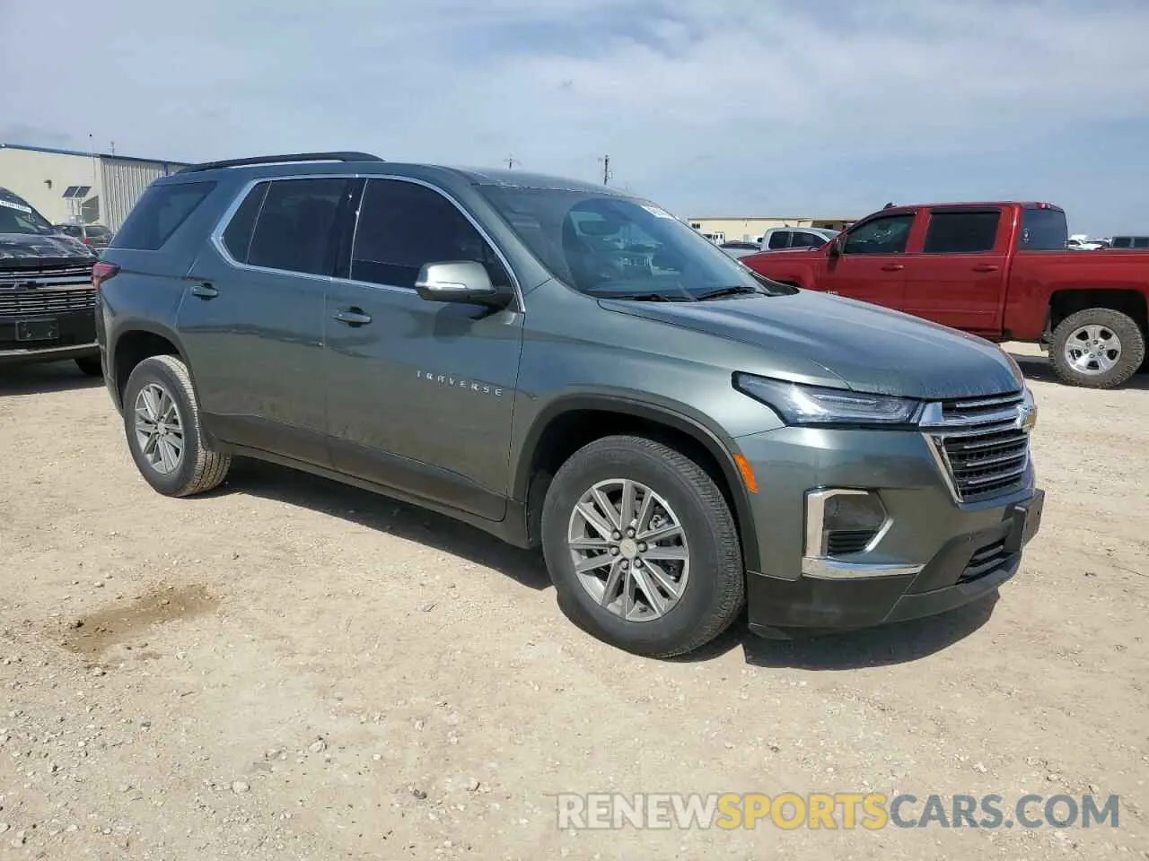 4 Фотография поврежденного автомобиля 1GNERGKW3NJ169265 CHEVROLET TRAVERSE 2022