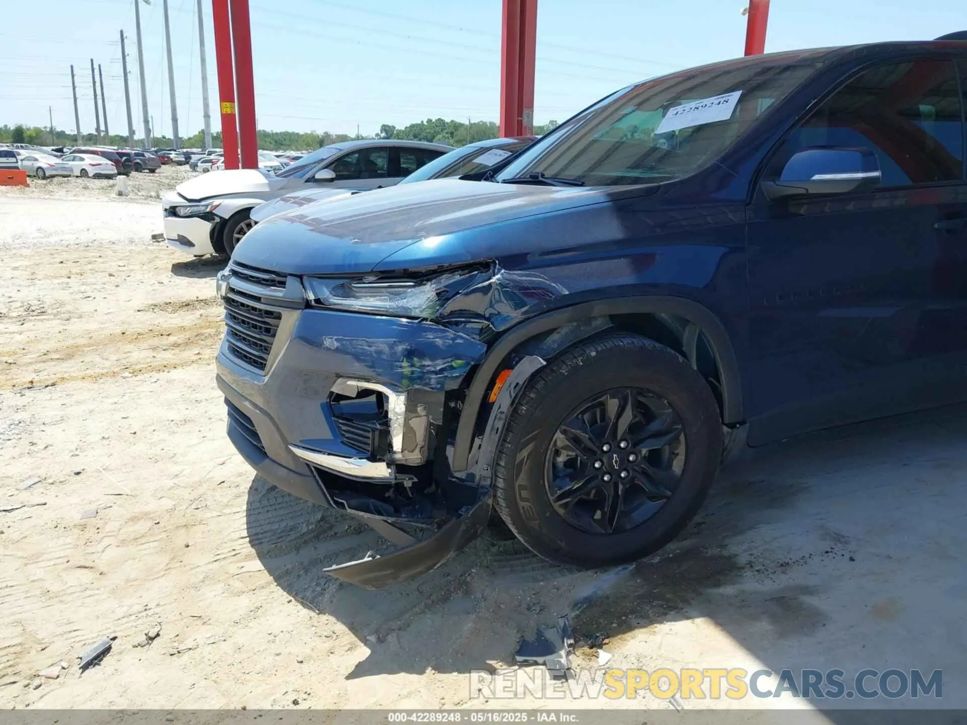 6 Фотография поврежденного автомобиля 1GNERGKW4NJ115358 CHEVROLET TRAVERSE 2022