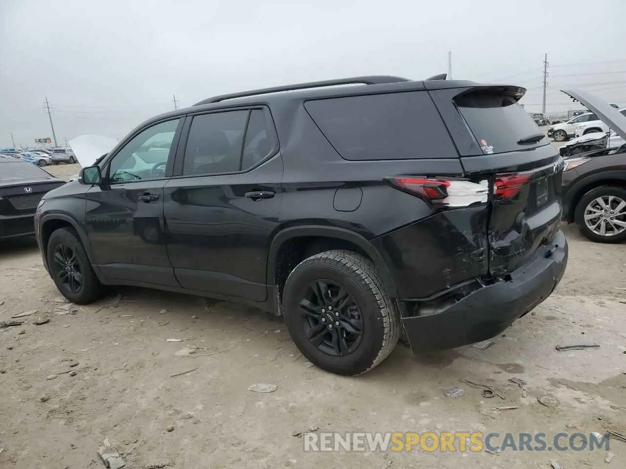 2 Photograph of a damaged car 1GNERGKW4NJ127980 CHEVROLET TRAVERSE 2022