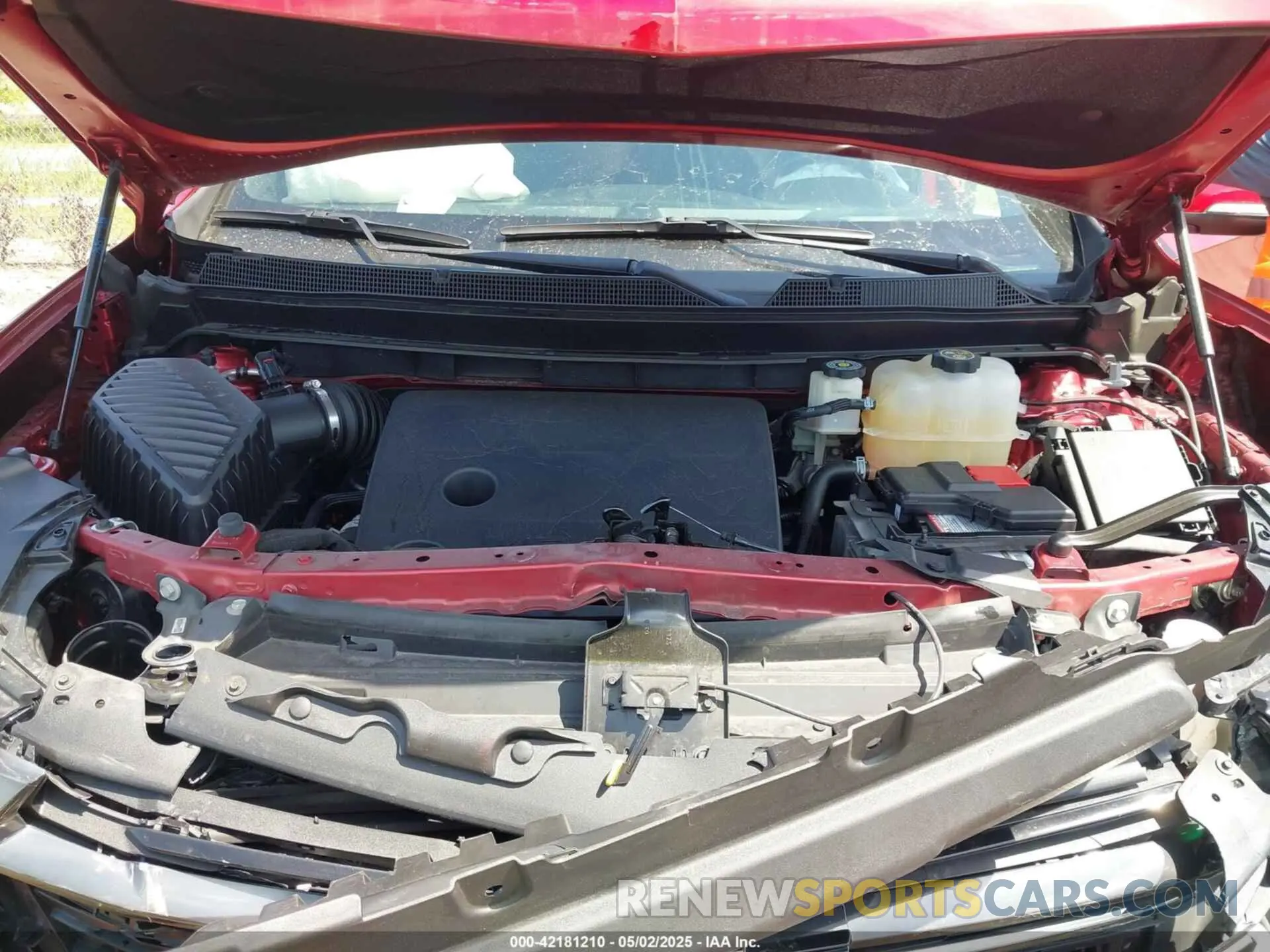 10 Photograph of a damaged car 1GNERGKW7NJ154137 CHEVROLET TRAVERSE 2022