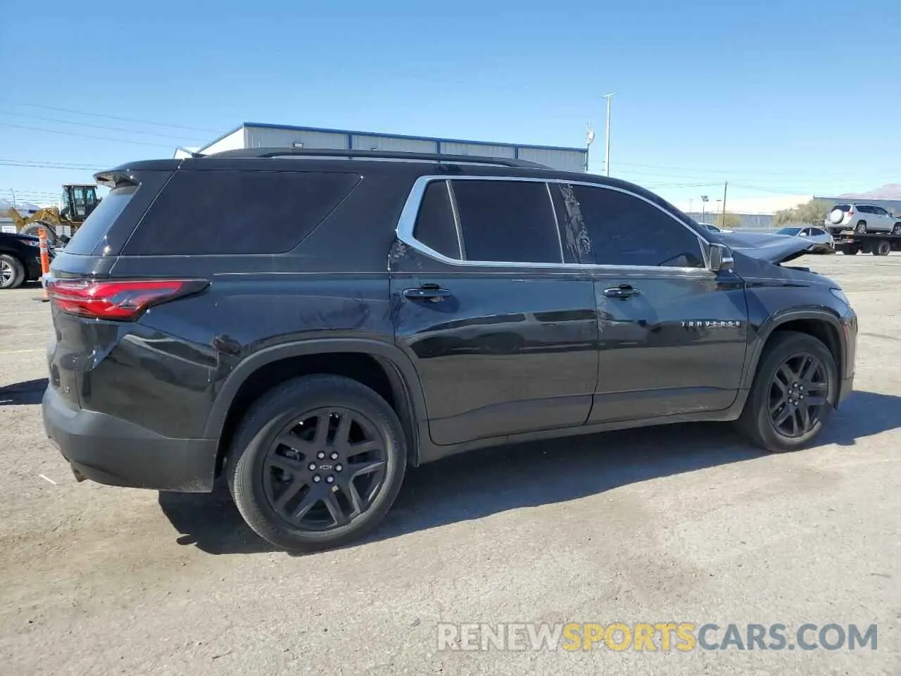 3 Photograph of a damaged car 1GNERGKWXNJ103764 CHEVROLET TRAVERSE 2022