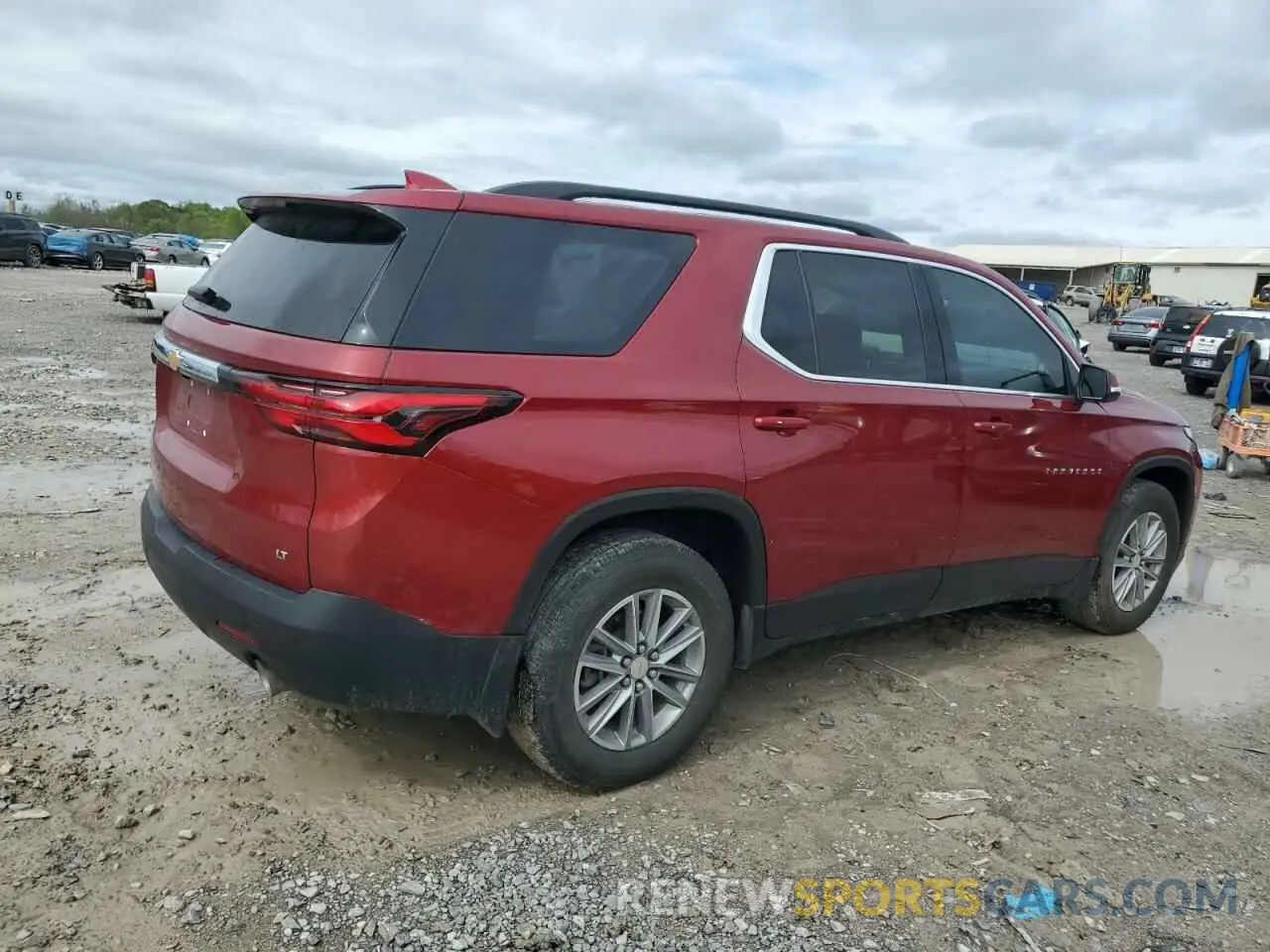 3 Photograph of a damaged car 1GNERGKWXNJ105353 CHEVROLET TRAVERSE 2022