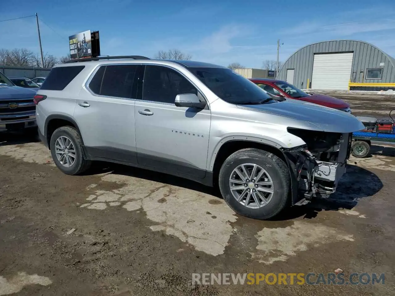 4 Фотография поврежденного автомобиля 1GNERGKWXNJ147604 CHEVROLET TRAVERSE 2022