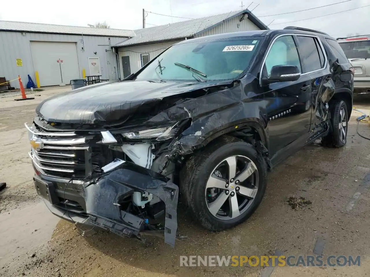 1 Photograph of a damaged car 1GNERHKW8NJ113120 CHEVROLET TRAVERSE 2022