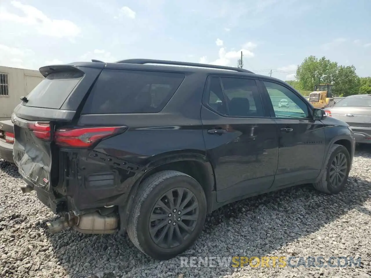 3 Photograph of a damaged car 1GNERJKW8NJ102433 CHEVROLET TRAVERSE 2022