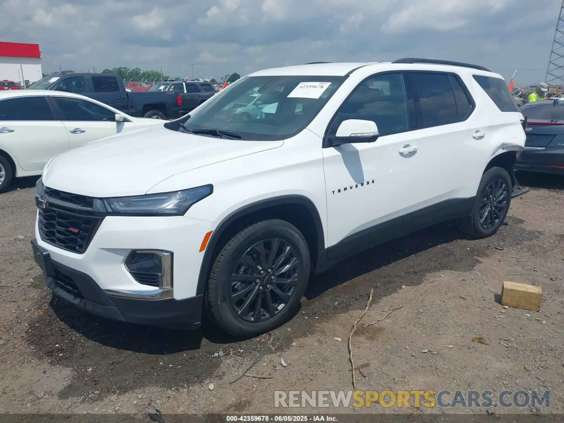 2 Фотография поврежденного автомобиля 1GNERJKW9NJ189470 CHEVROLET TRAVERSE 2022