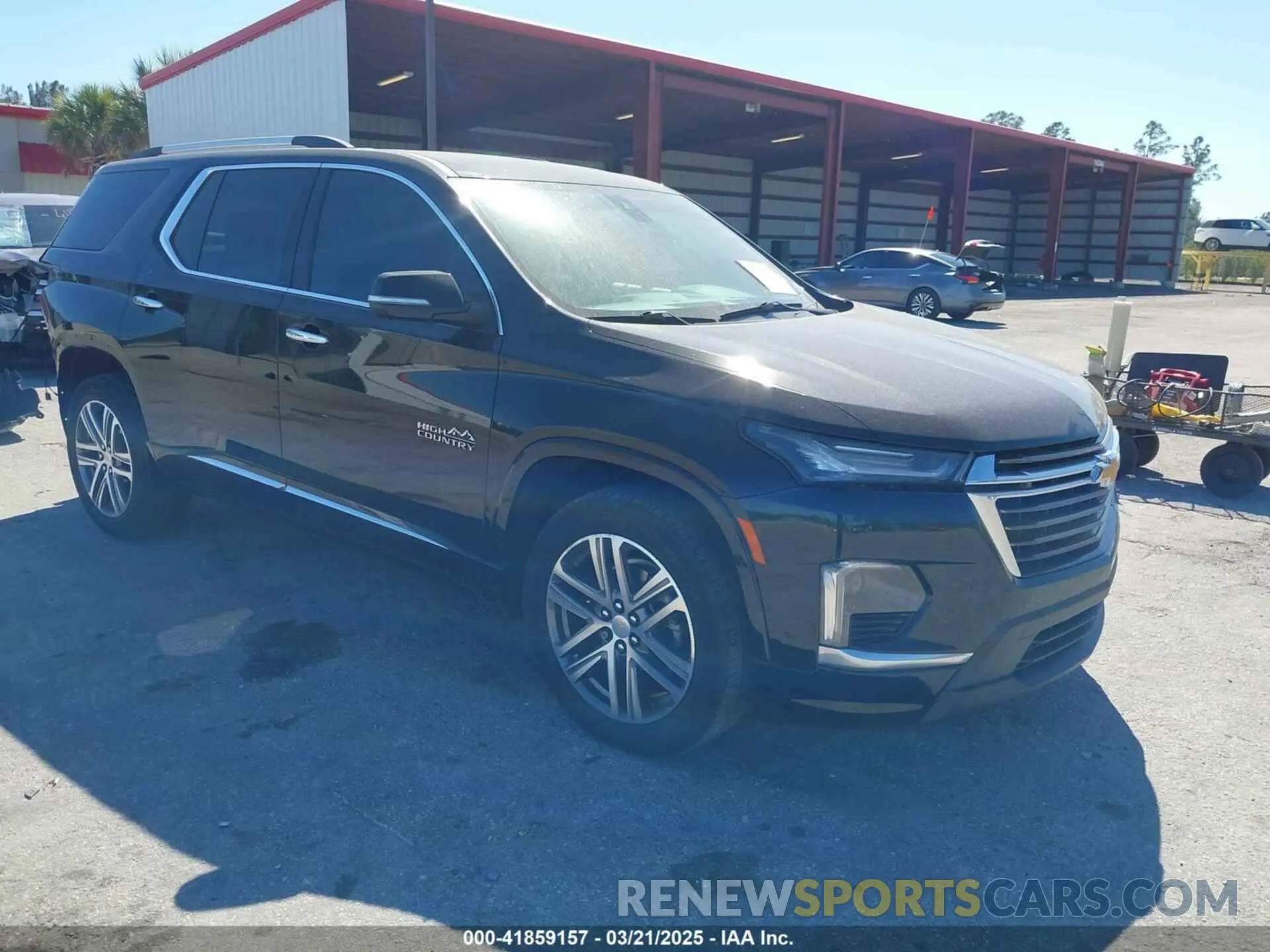 1 Photograph of a damaged car 1GNERNKW9NJ152474 CHEVROLET TRAVERSE 2022