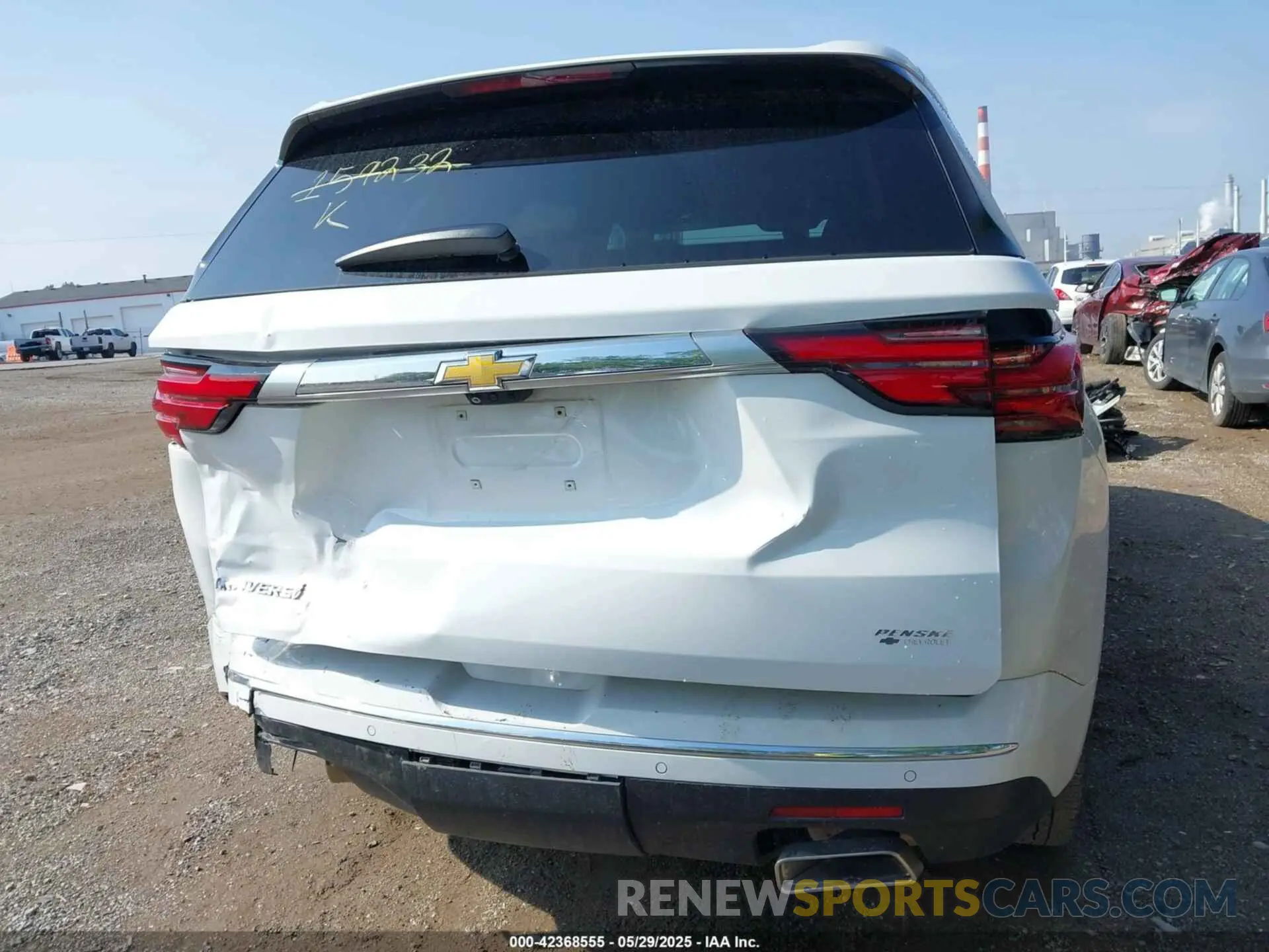 16 Фотография поврежденного автомобиля 1GNERNKW9NJ159232 CHEVROLET TRAVERSE 2022