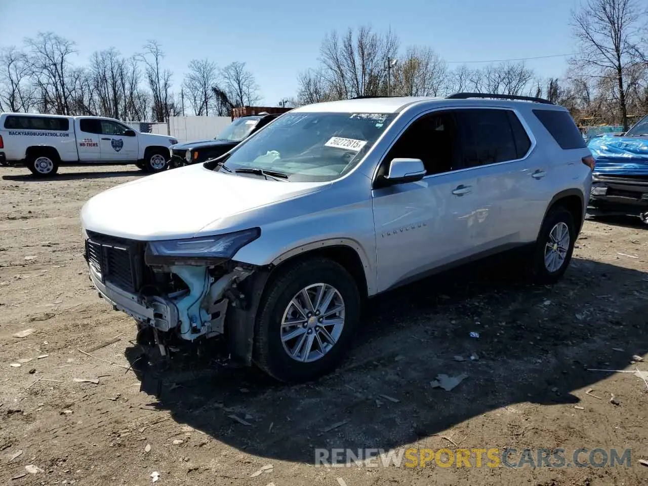 1 Фотография поврежденного автомобиля 1GNEVGKW7NJ116290 CHEVROLET TRAVERSE 2022