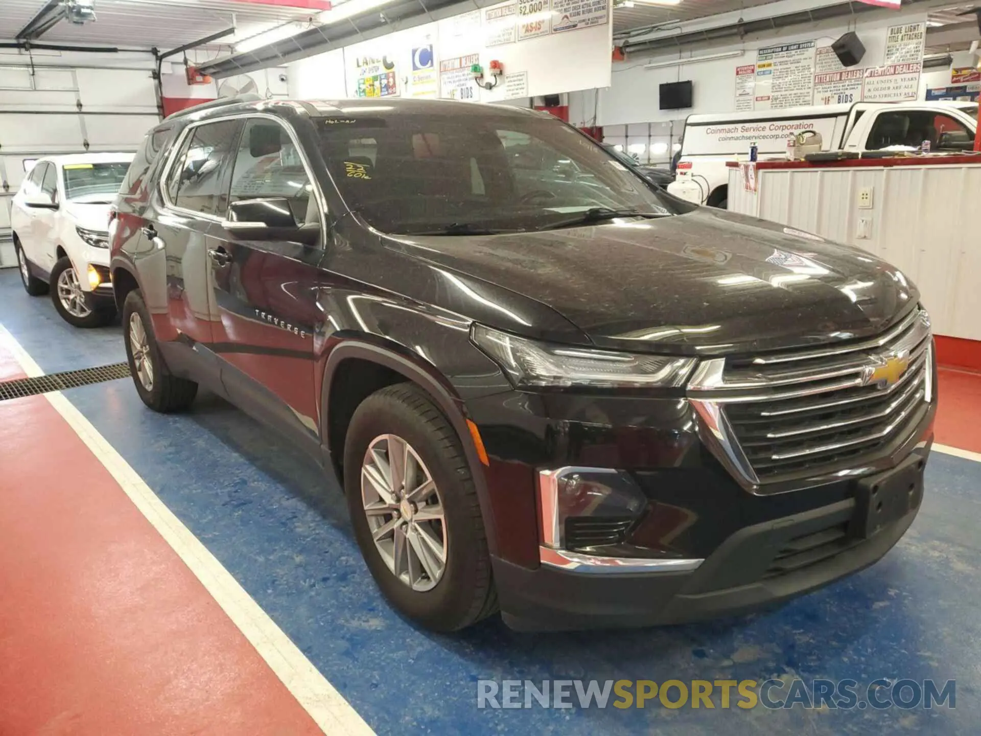 1 Photograph of a damaged car 1GNEVGKWXNJ141202 CHEVROLET TRAVERSE 2022