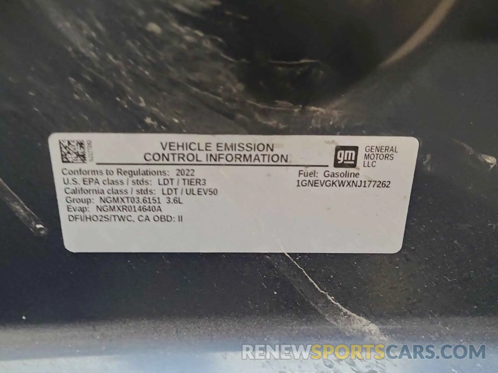 28 Фотография поврежденного автомобиля 1GNEVGKWXNJ177262 CHEVROLET TRAVERSE 2022