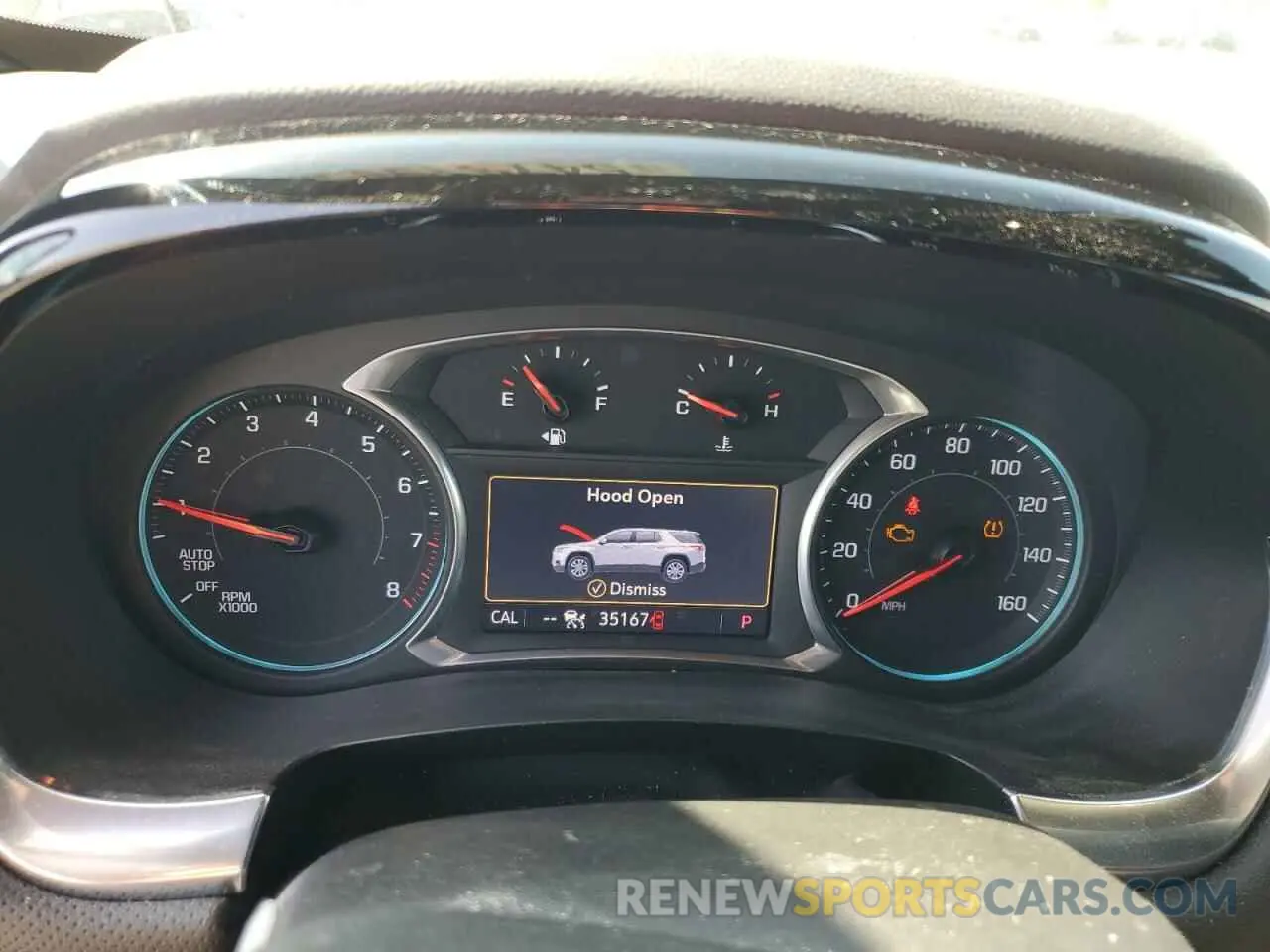 9 Фотография поврежденного автомобиля 1GNEVJKW7NJ104752 CHEVROLET TRAVERSE 2022