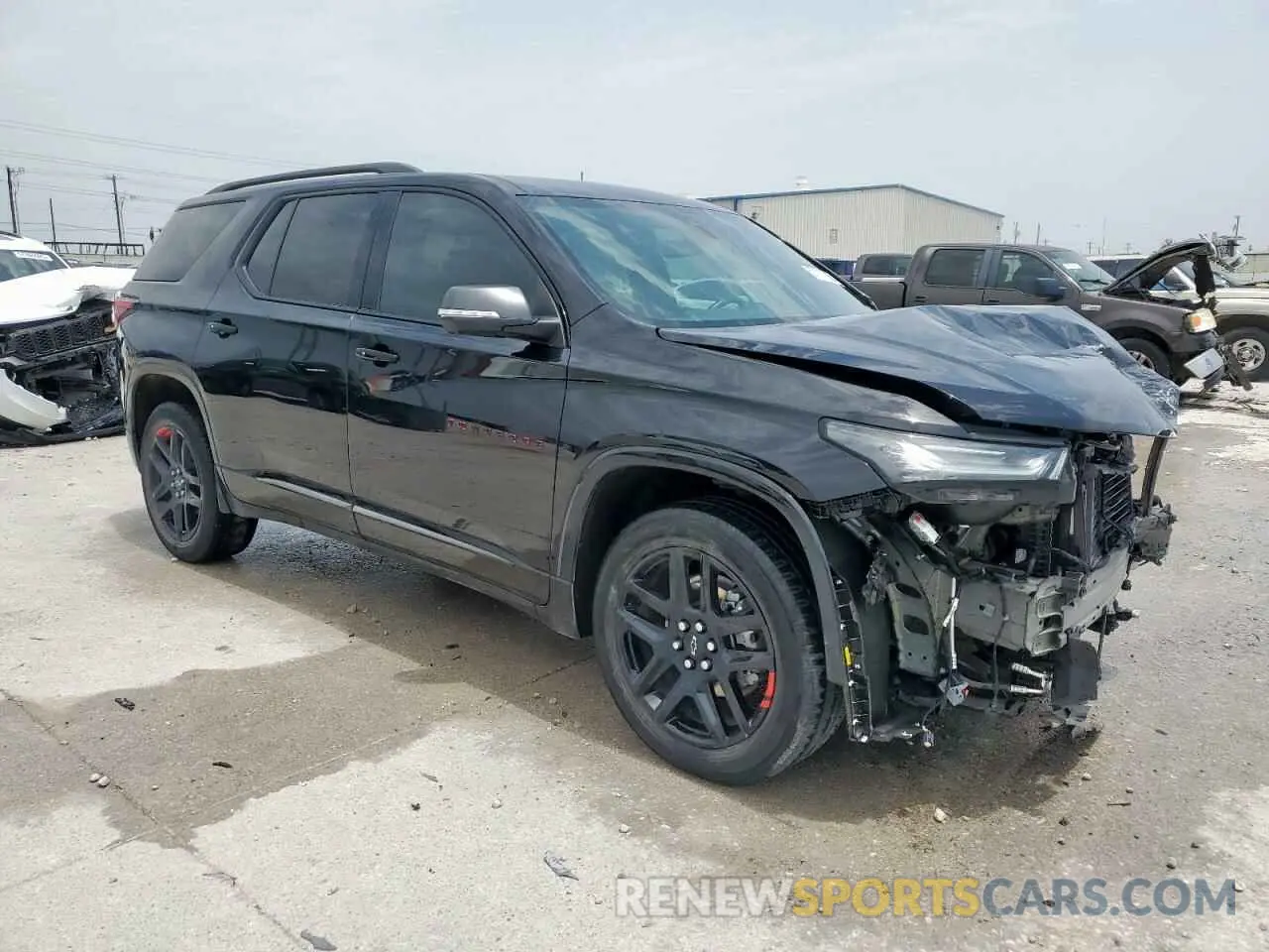 4 Фотография поврежденного автомобиля 1GNEVKKW3NJ123529 CHEVROLET TRAVERSE 2022
