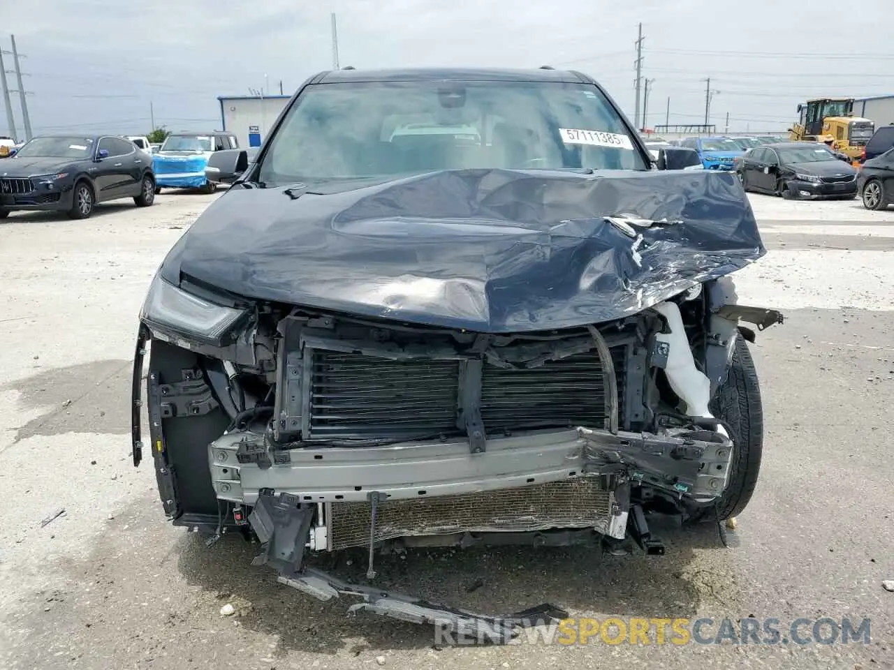 5 Фотография поврежденного автомобиля 1GNEVKKW3NJ123529 CHEVROLET TRAVERSE 2022