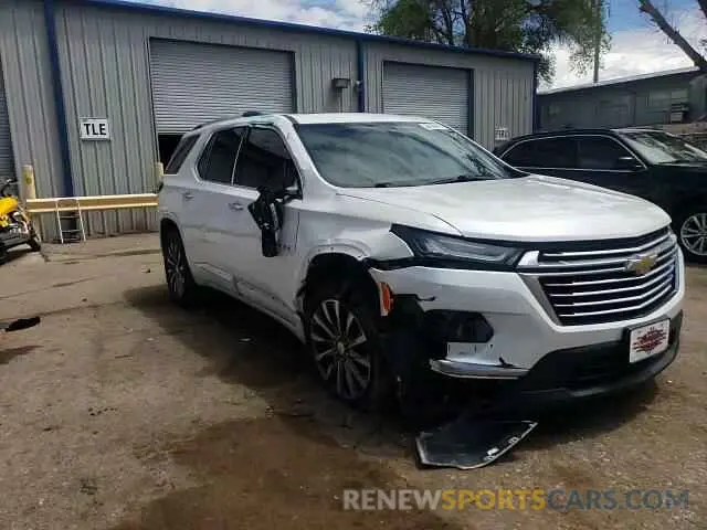 14 Фотография поврежденного автомобиля 1GNEVKKW3NJ124289 CHEVROLET TRAVERSE 2022