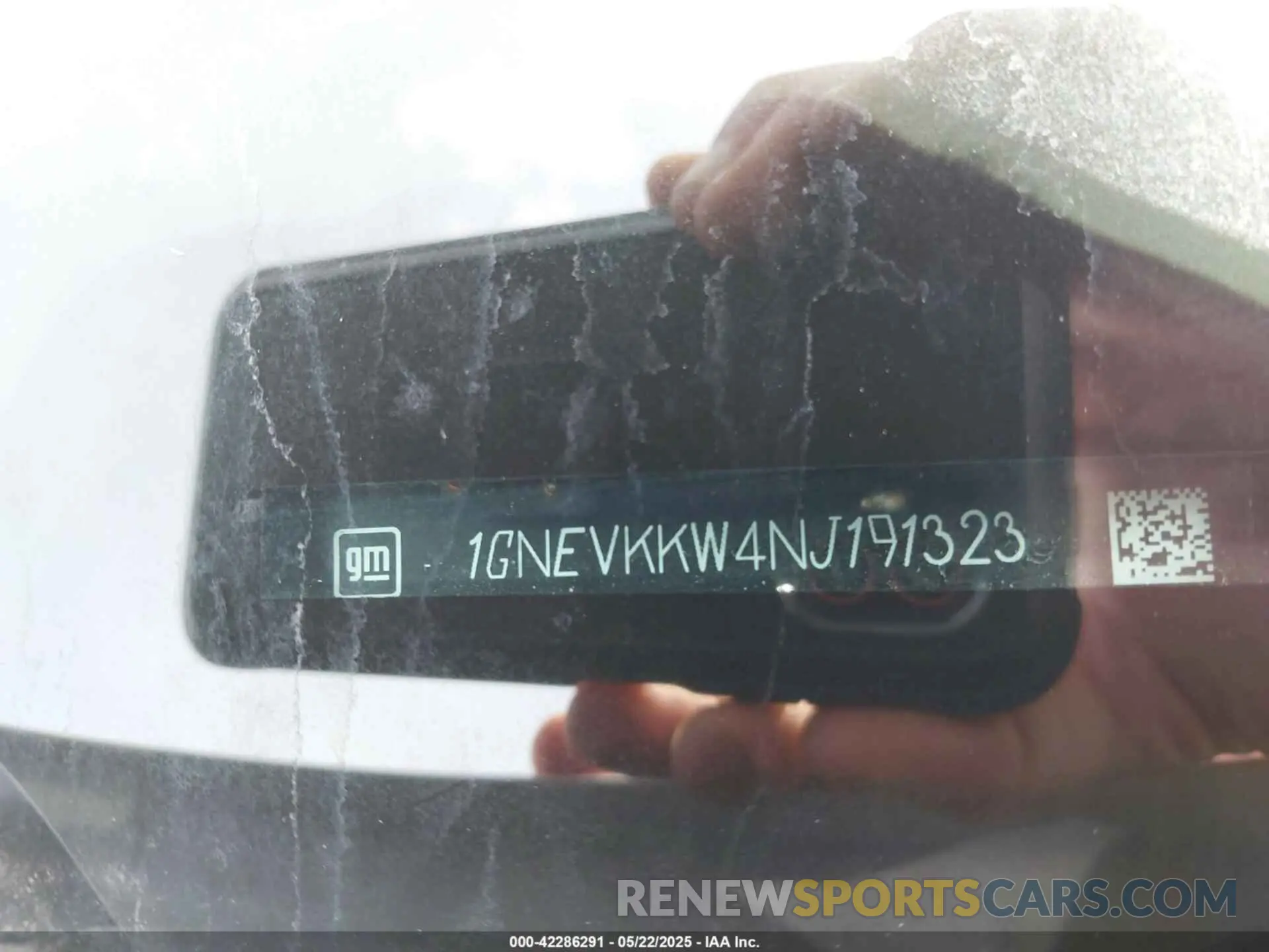 9 Фотография поврежденного автомобиля 1GNEVKKW4NJ191323 CHEVROLET TRAVERSE 2022