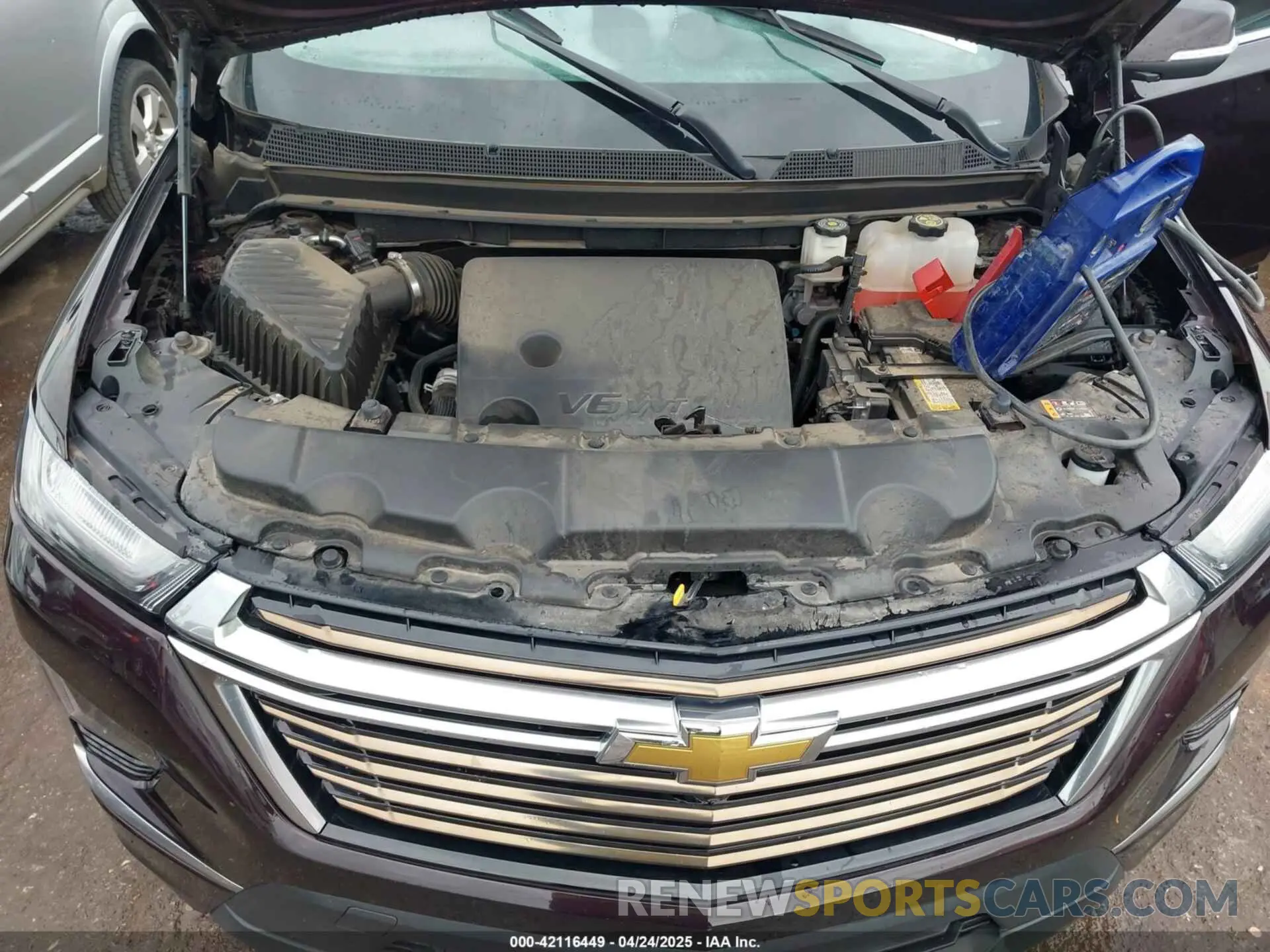 10 Photograph of a damaged car 1GNEVNKW2NJ109753 CHEVROLET TRAVERSE 2022