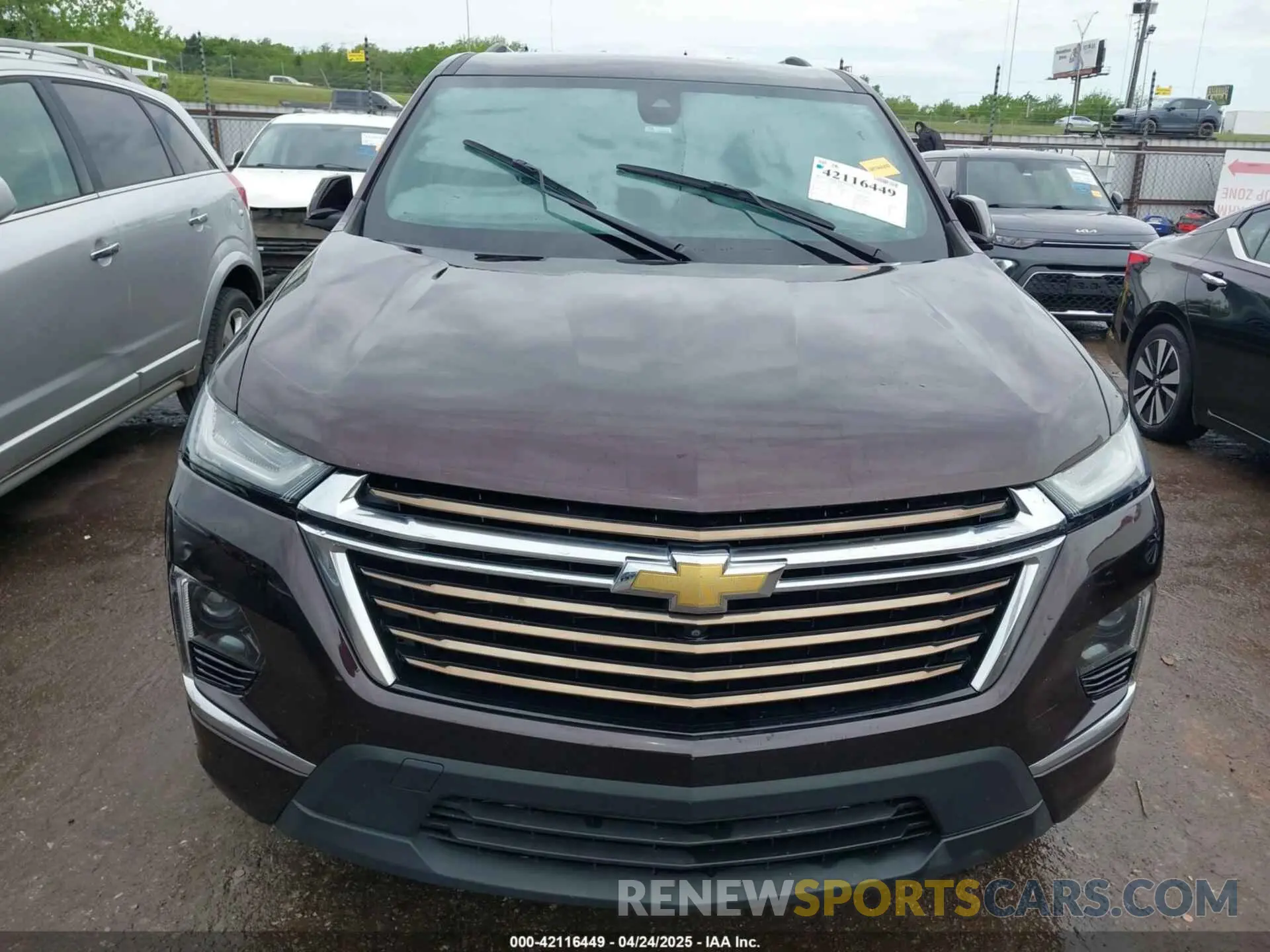 6 Photograph of a damaged car 1GNEVNKW2NJ109753 CHEVROLET TRAVERSE 2022