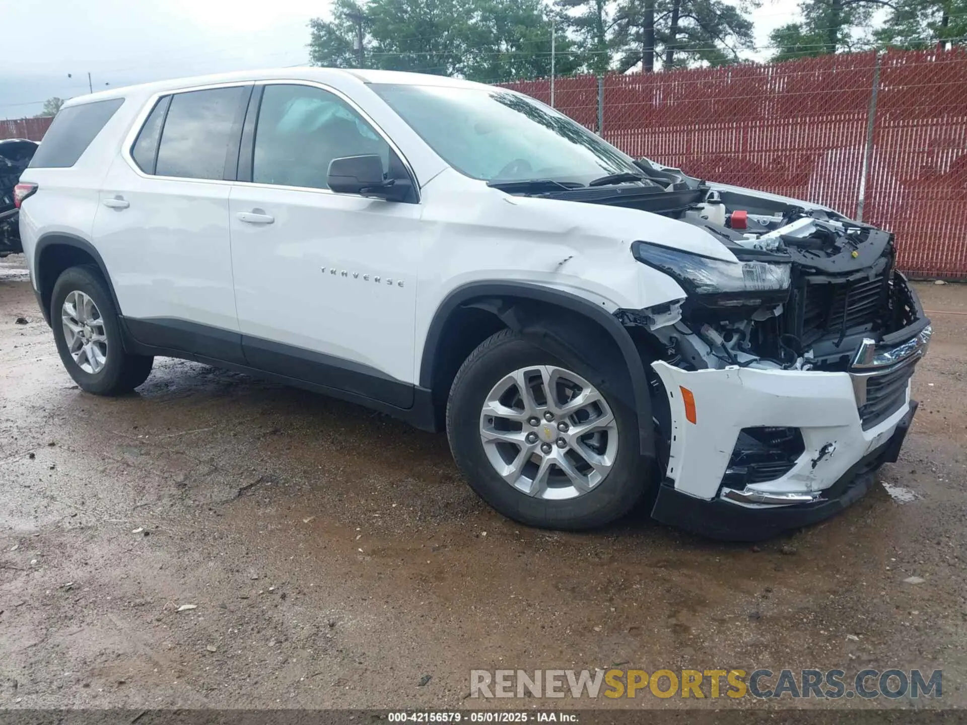1 Photograph of a damaged car 1GNERFKW0PJ328742 CHEVROLET TRAVERSE 2023