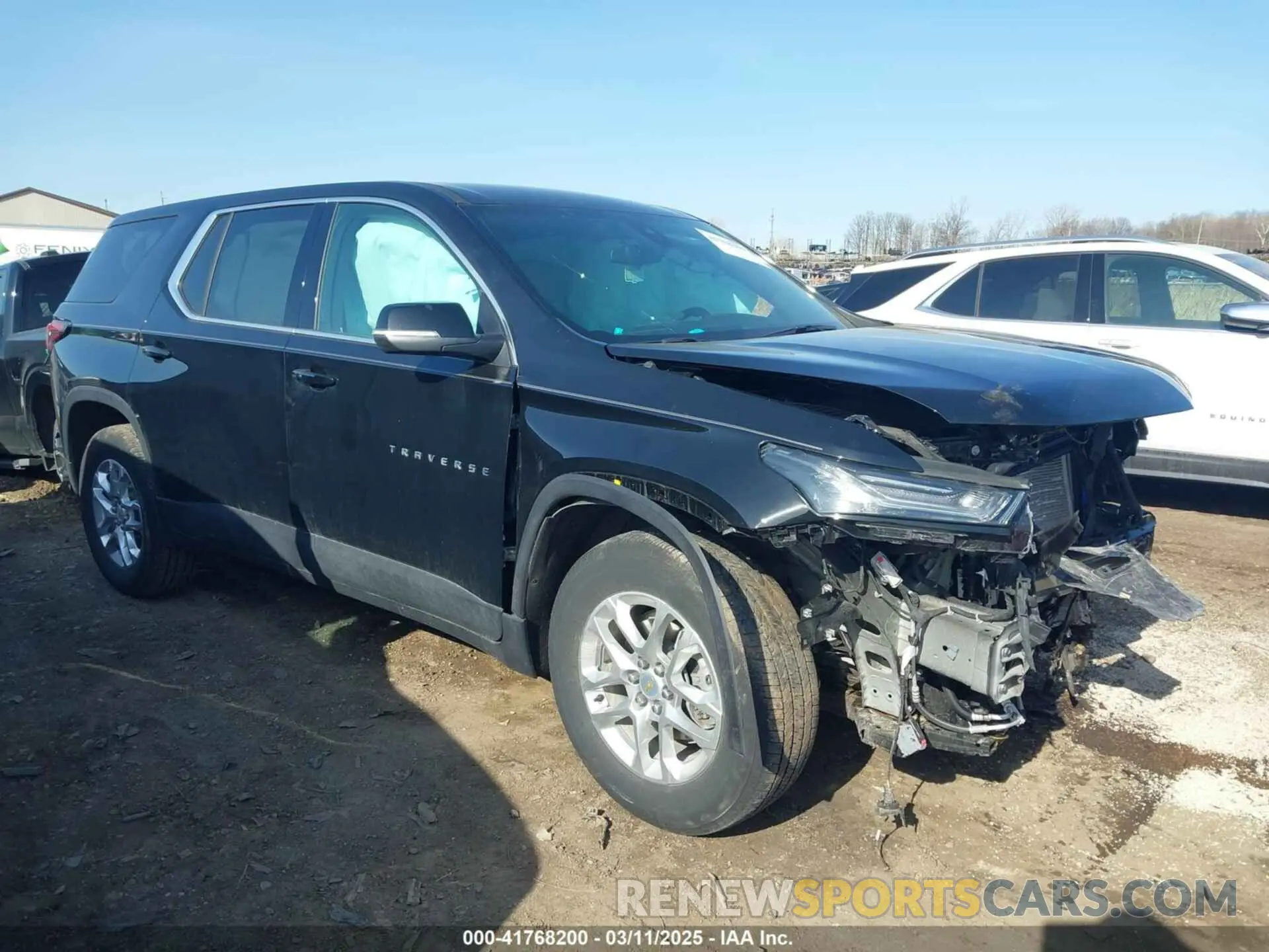 1 Photograph of a damaged car 1GNERFKW2PJ320318 CHEVROLET TRAVERSE 2023