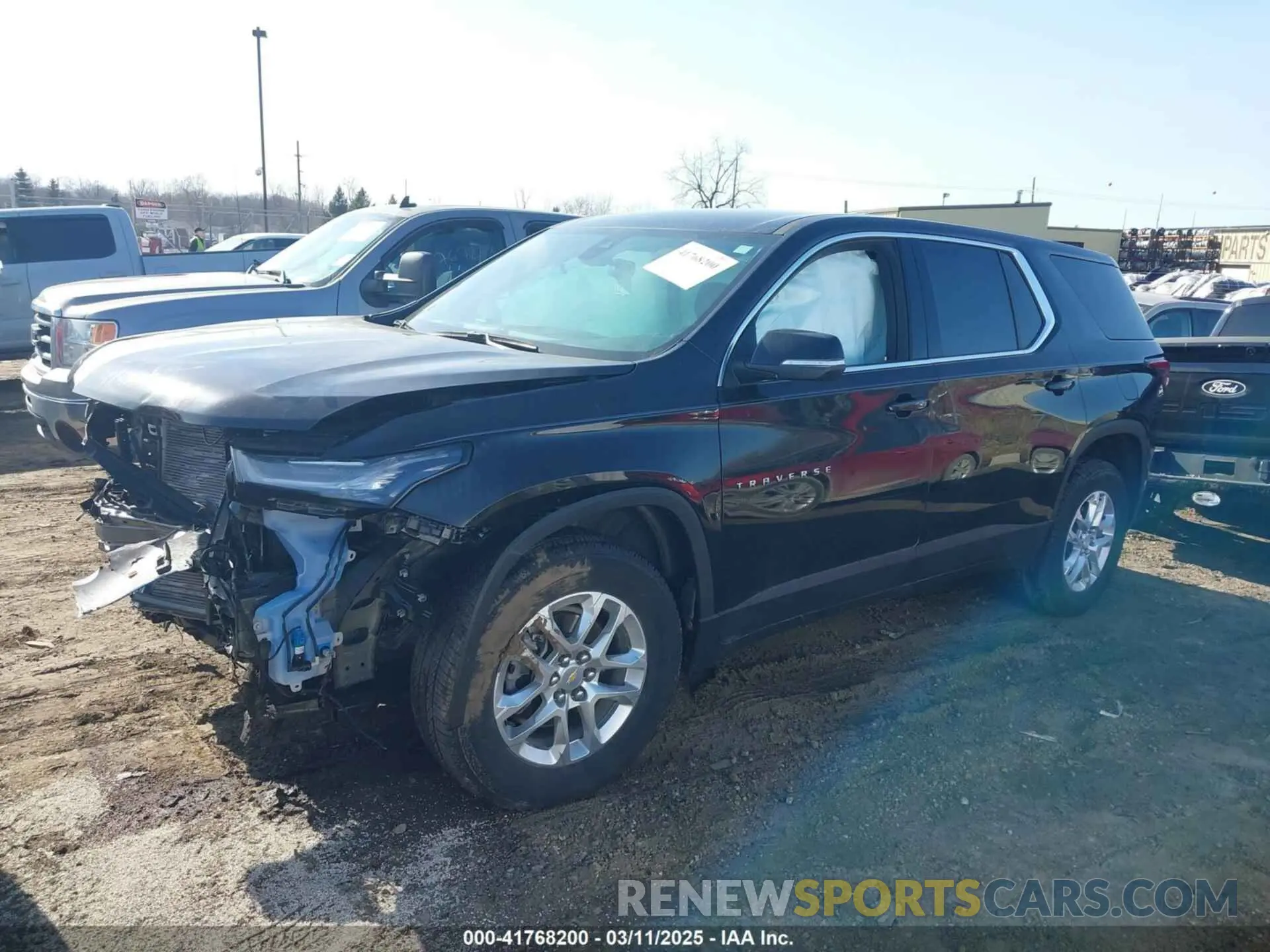 2 Photograph of a damaged car 1GNERFKW2PJ320318 CHEVROLET TRAVERSE 2023