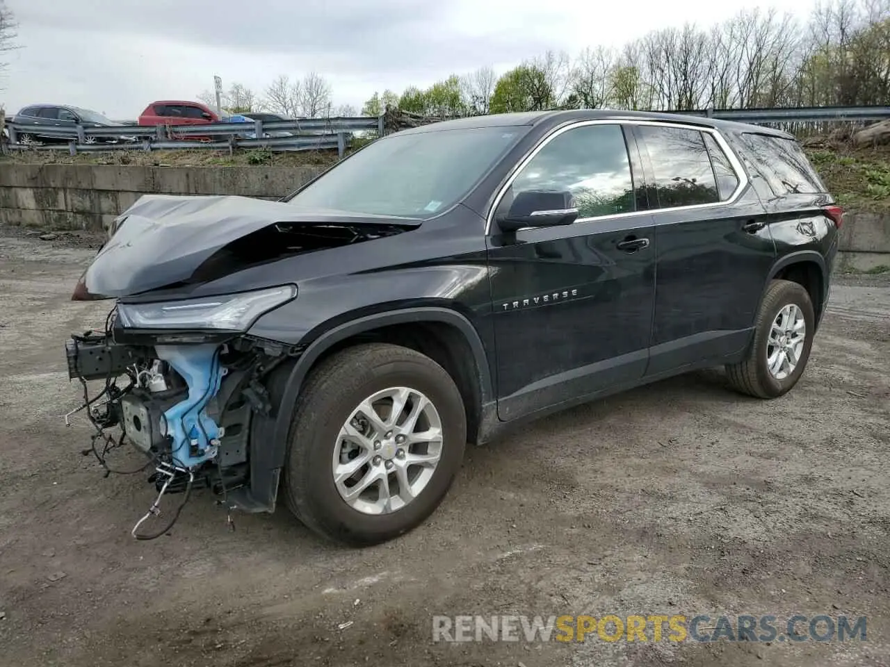 1 Photograph of a damaged car 1GNERFKW3PJ221779 CHEVROLET TRAVERSE 2023