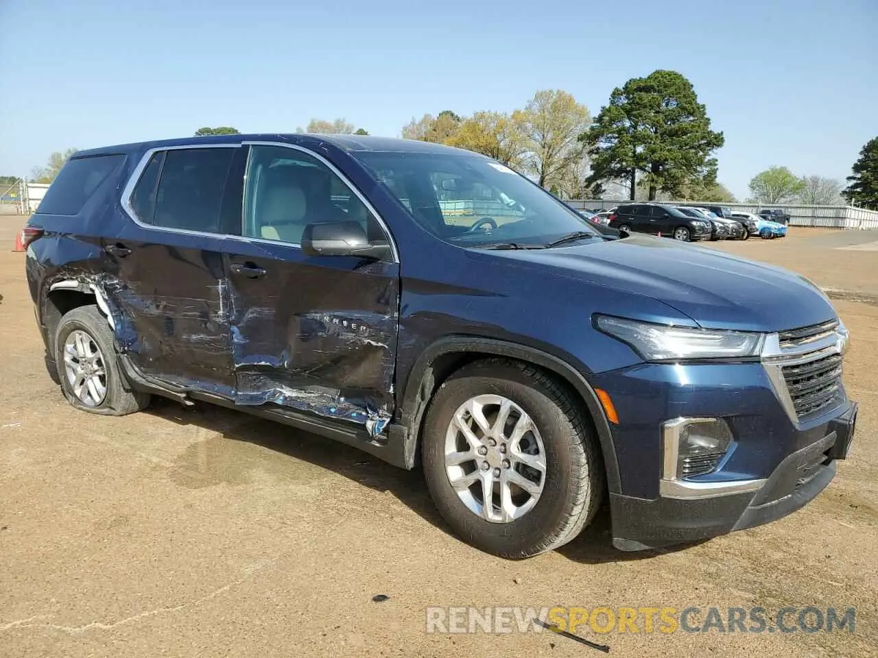 4 Photograph of a damaged car 1GNERFKW4PJ206515 CHEVROLET TRAVERSE 2023
