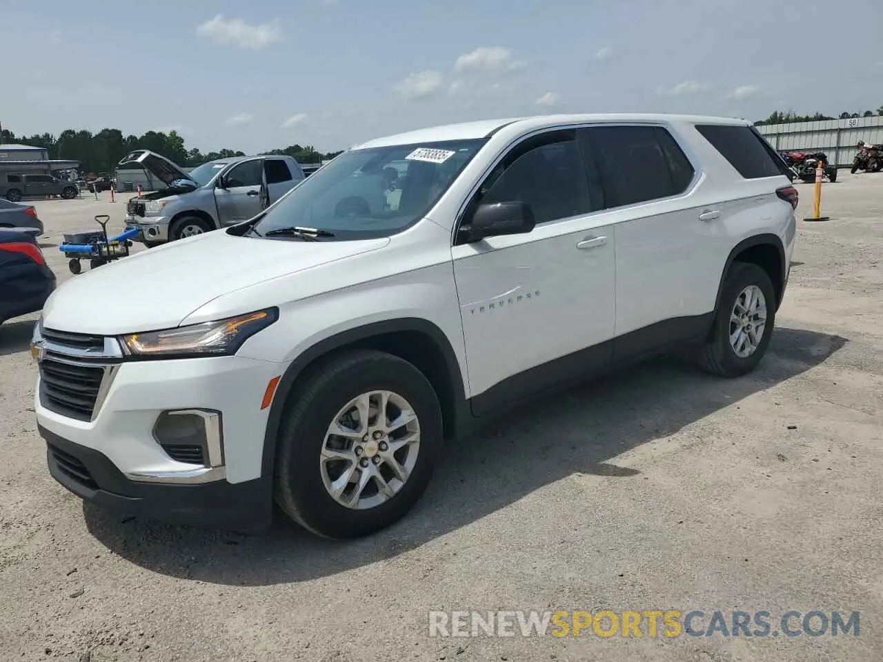 1 Photograph of a damaged car 1GNERFKW4PJ207440 CHEVROLET TRAVERSE 2023
