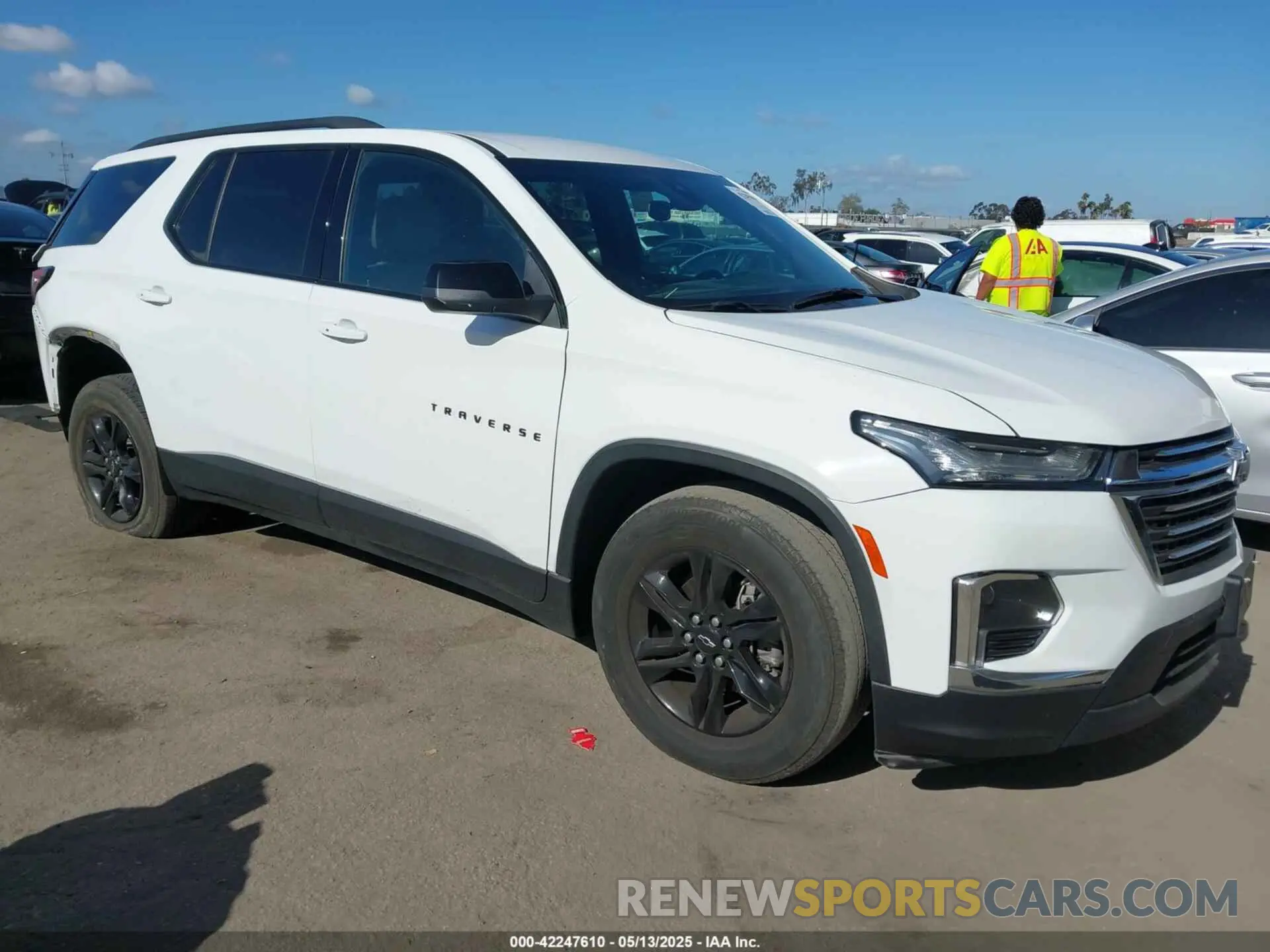 1 Photograph of a damaged car 1GNERFKW7PJ173137 CHEVROLET TRAVERSE 2023